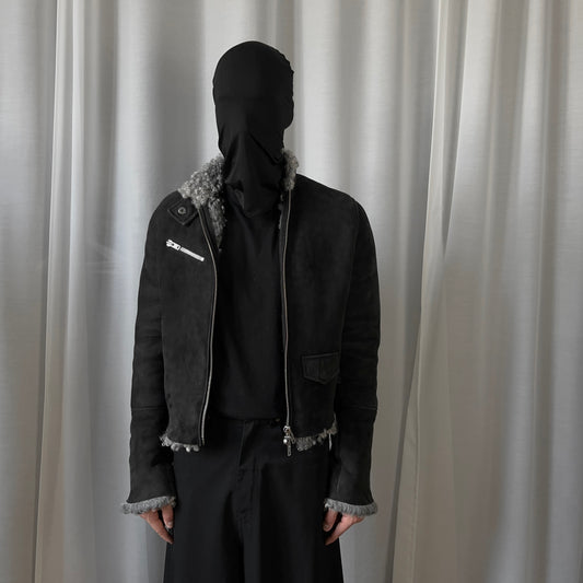 MM6 Maison Martin Margiela Shearling Moto Jacket - AW14