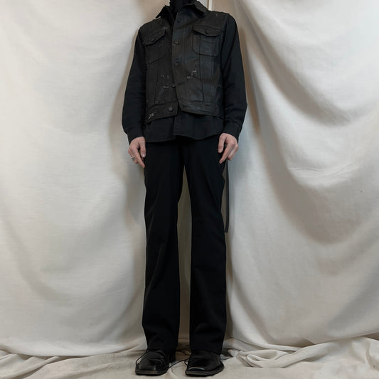 Gucci by Tom Ford Dual Button Front Zip Pants - 90s