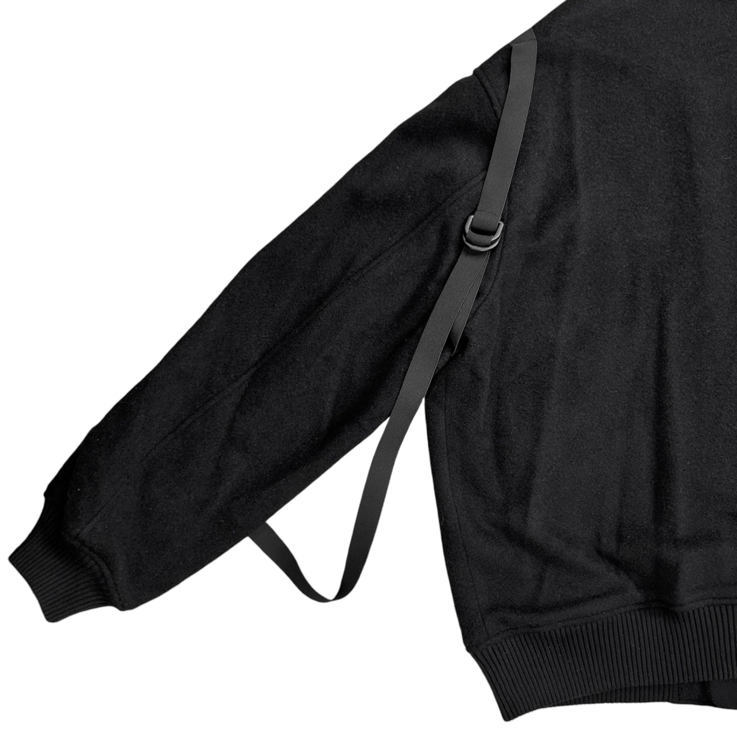 Helmut Lang Bondage Strap Wool Bomber Jacket - AW22