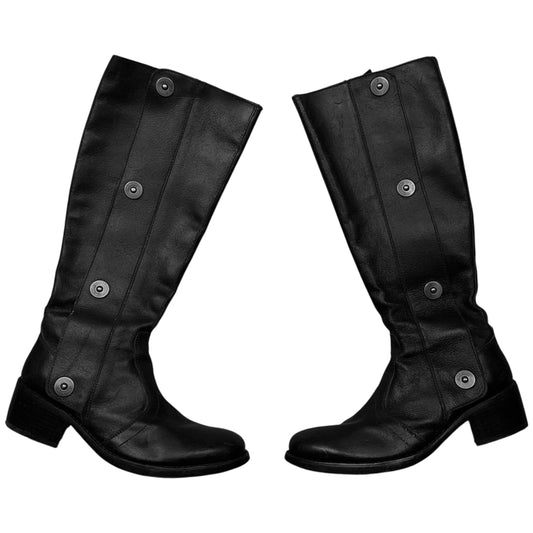 Dirk Bikkembergs Tall Snap Button Boots