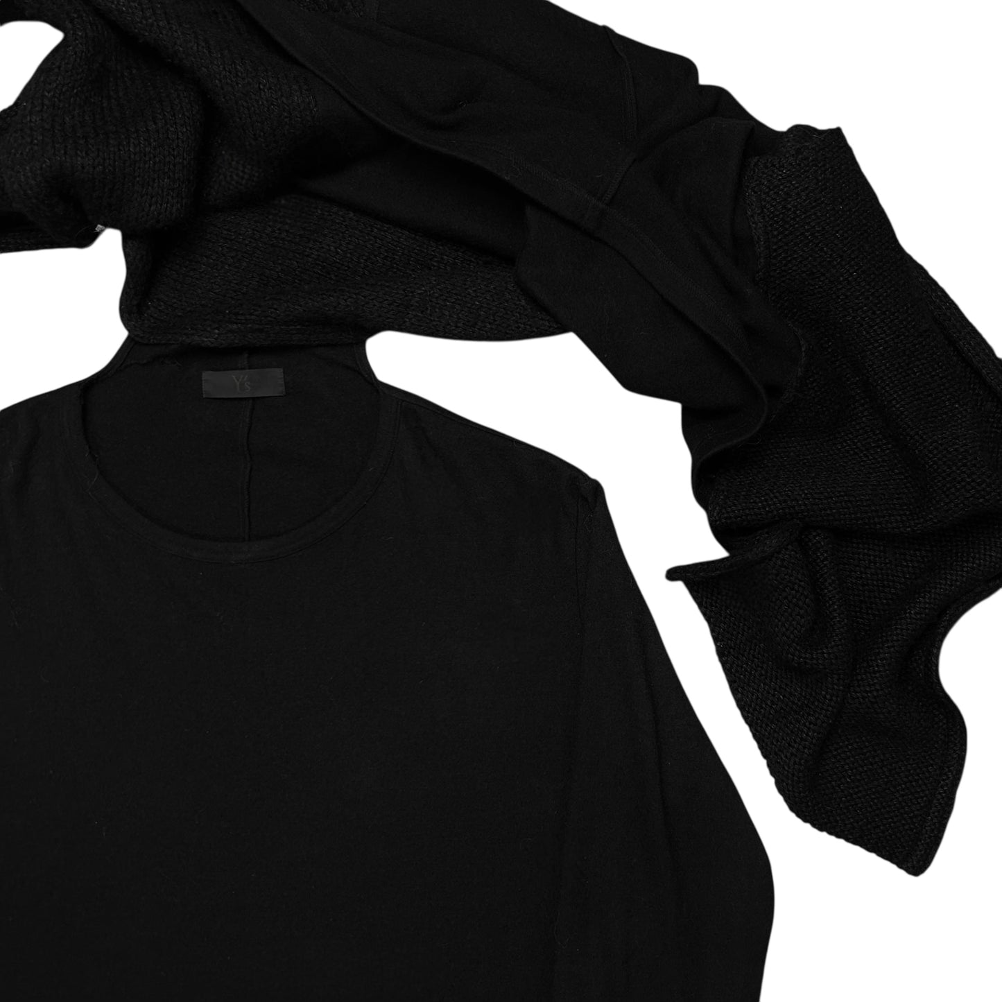 Y‘s by Yohji Yamamoto Double Wrap Knit Sweater