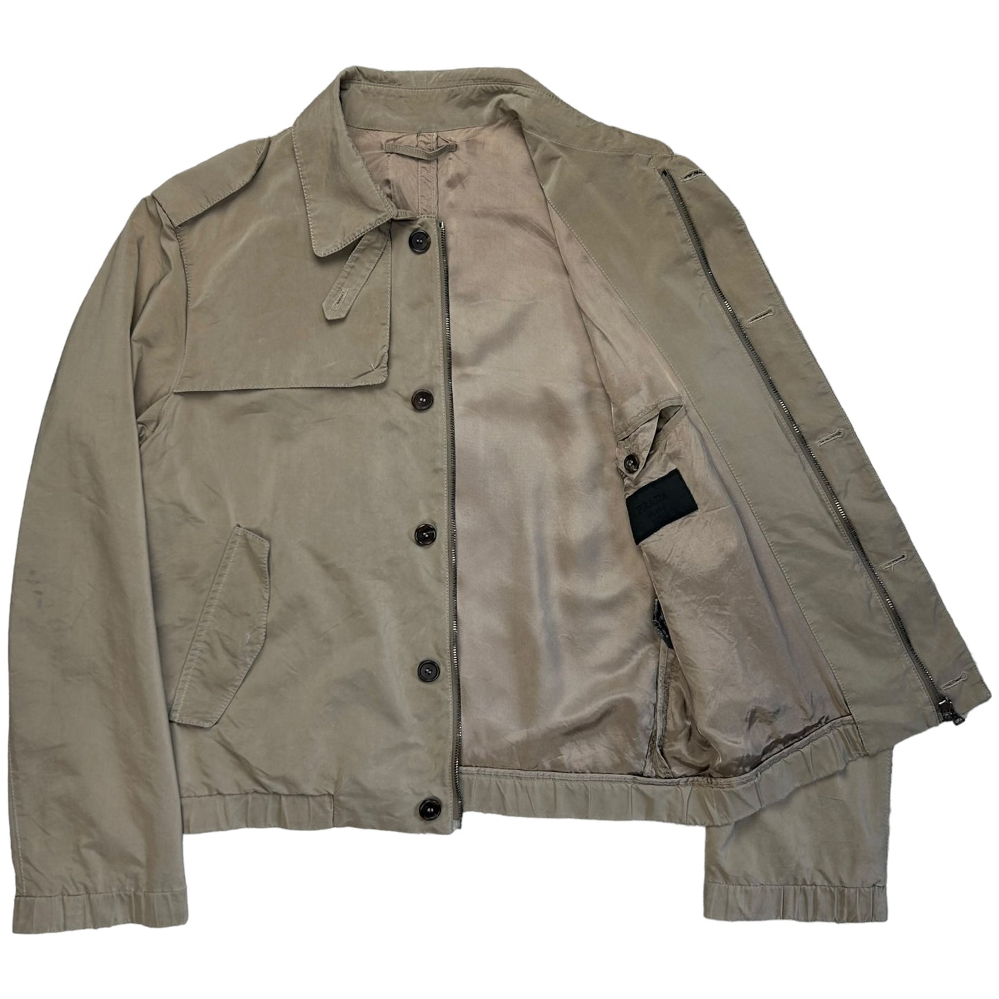 Prada Chest Panelled Flight Blouson - SS06
