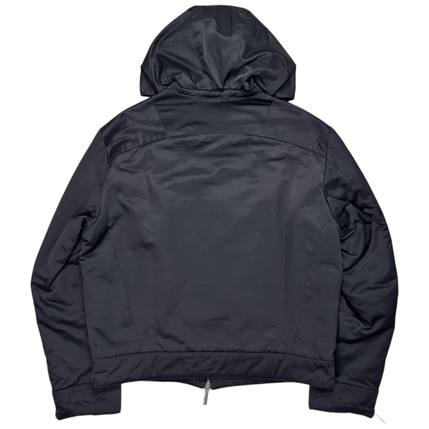 Dirk Bikkembergs Coated Double Hooded Zip Jacket