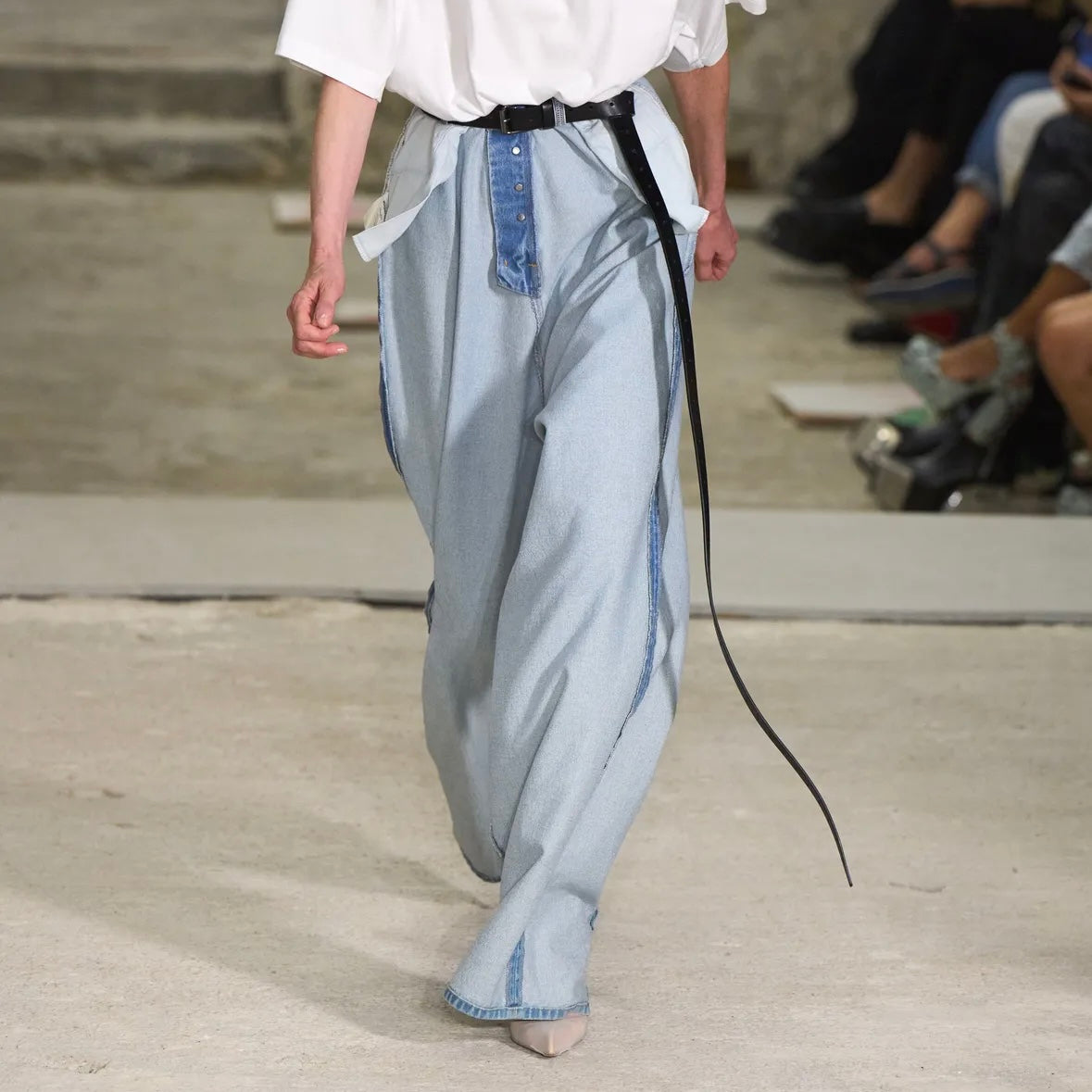 Vetements Wide Reversible Inside Out Jeans - SS23