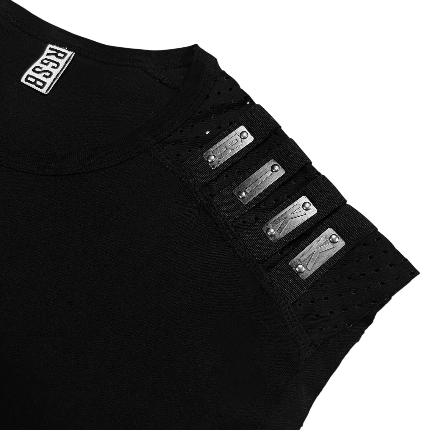 Dirk Bikkembergs Metal Patch Tank Top