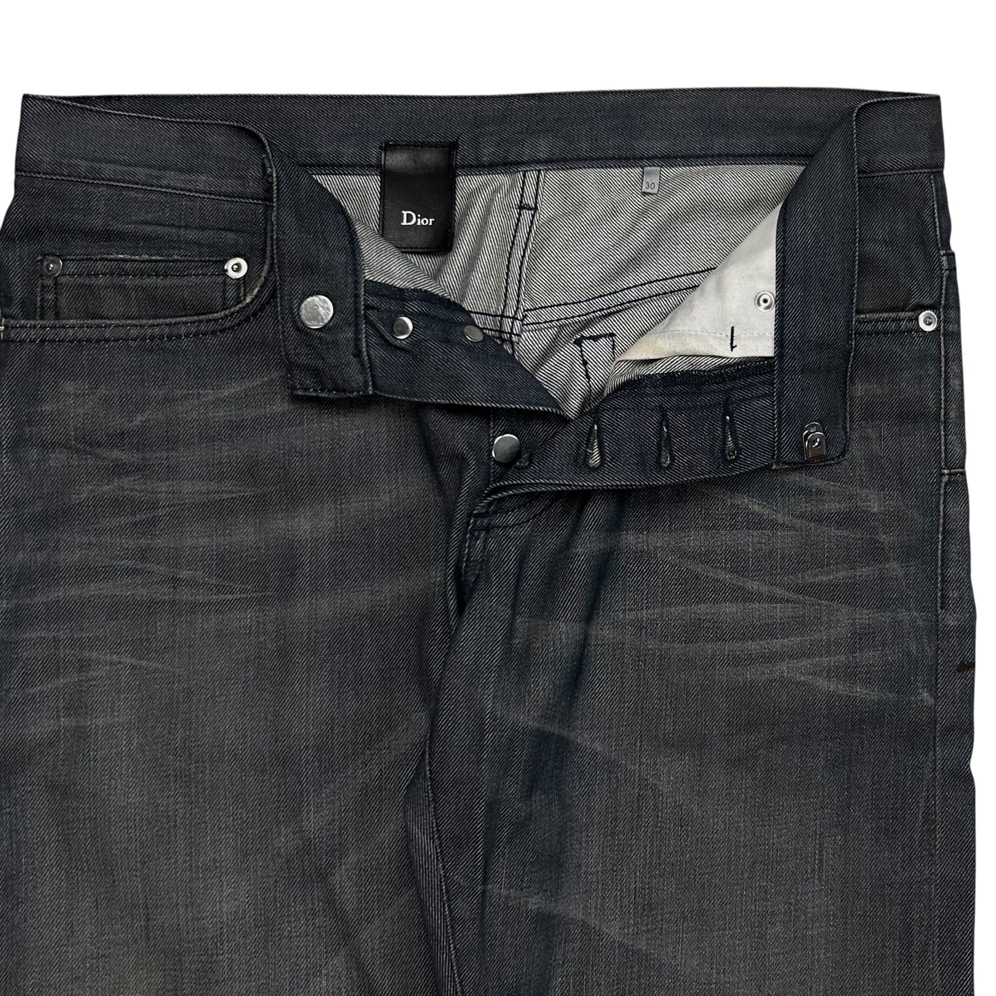 Dior Homme Faded Whisker Slim Jeans - SS11