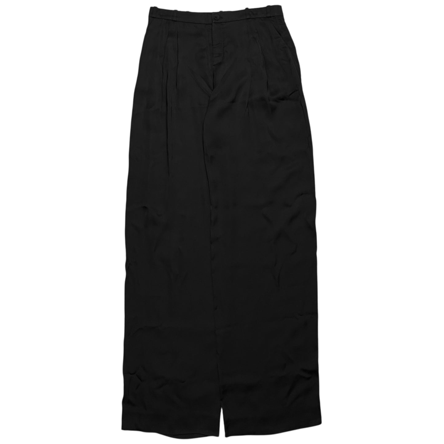 Balenciaga Wide Pleated Silk Trousers - AW09