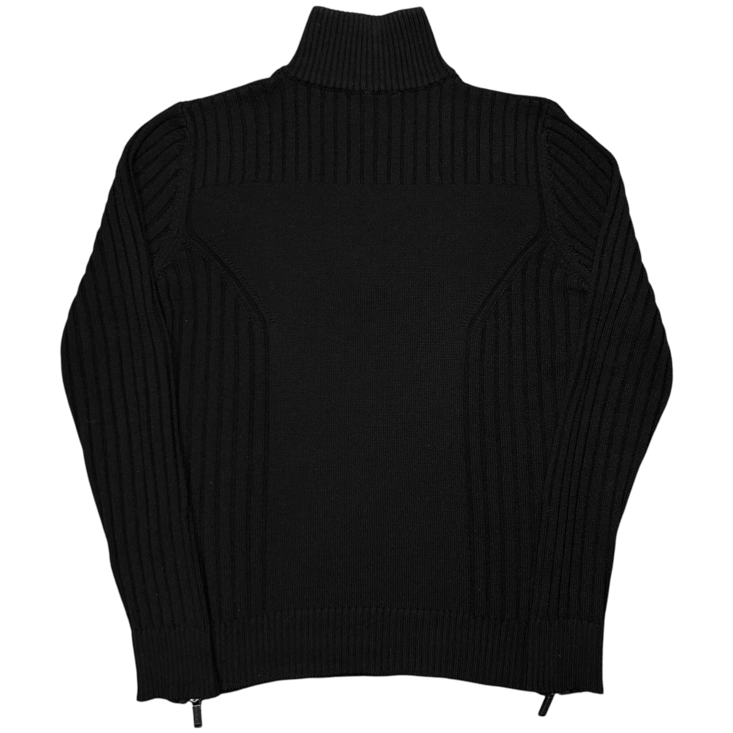 Dirk Bikkembergs Multi Rib Half Zip Sweater