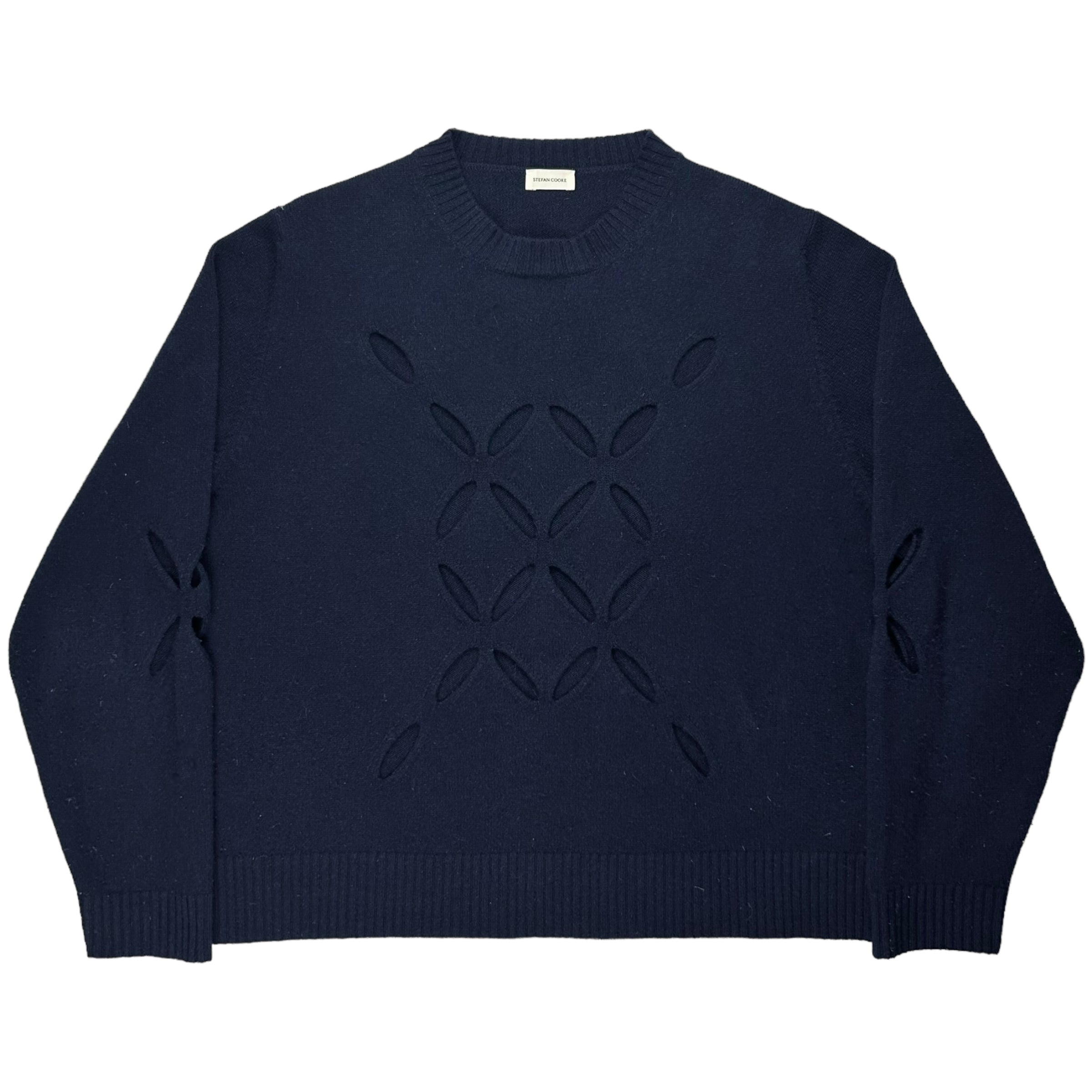 Stefan Cooke Slashed Knit Sweater - AW22 – Vertical Rags