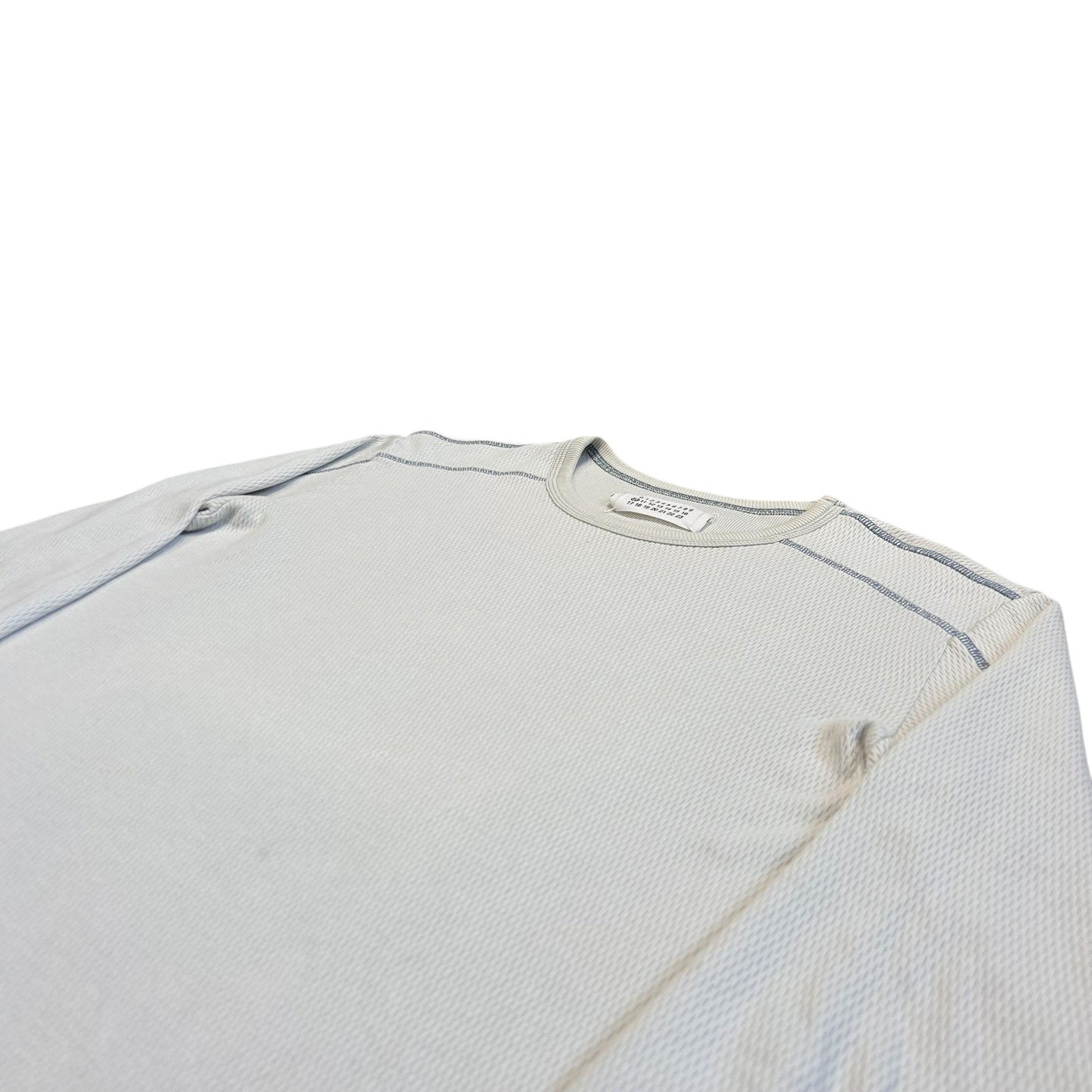 Maison Martin Margiela Contrast Stitch Waffle Sweater - SS04