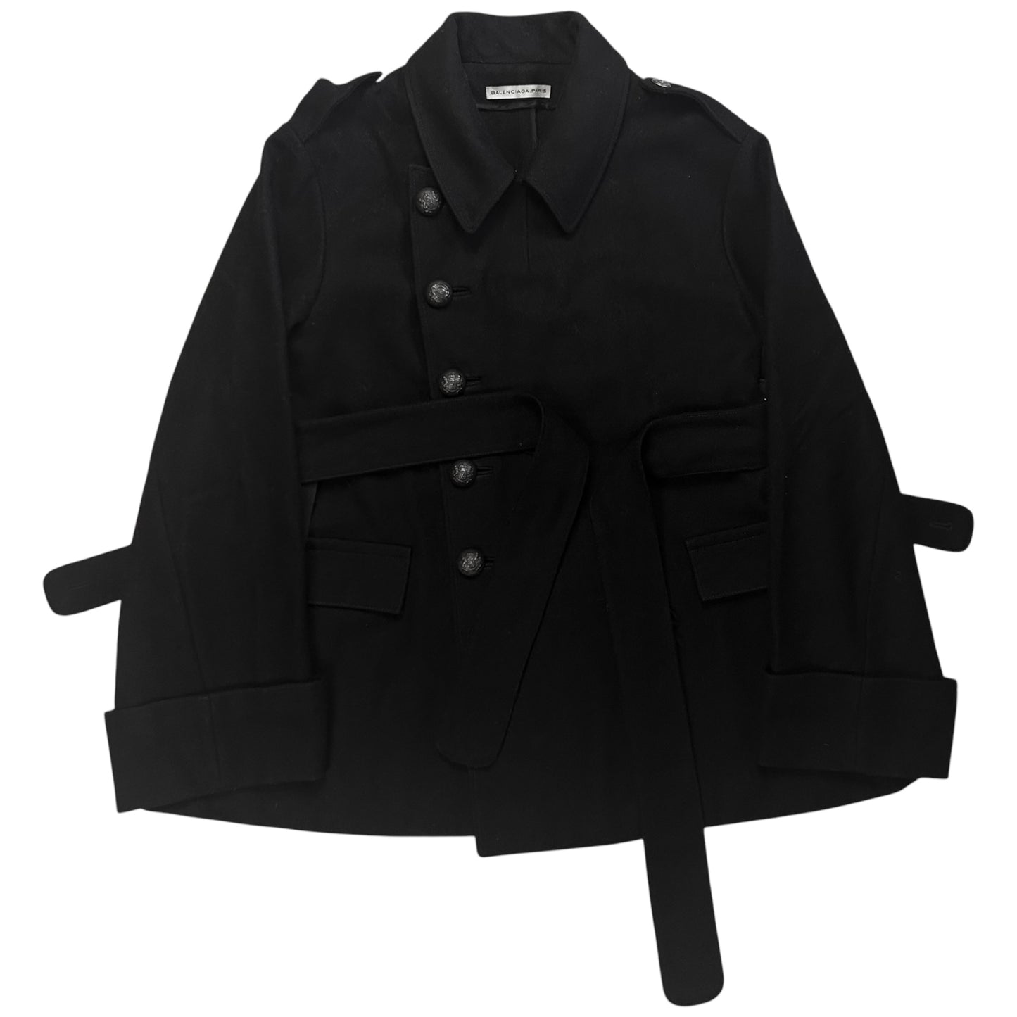 Balenciaga Double Belted Sailor Jacket