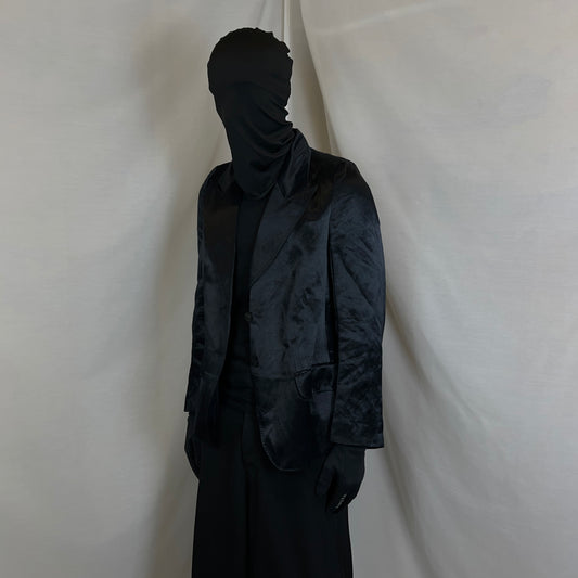 Ann Demeulemeester Glossy Linen Blazer