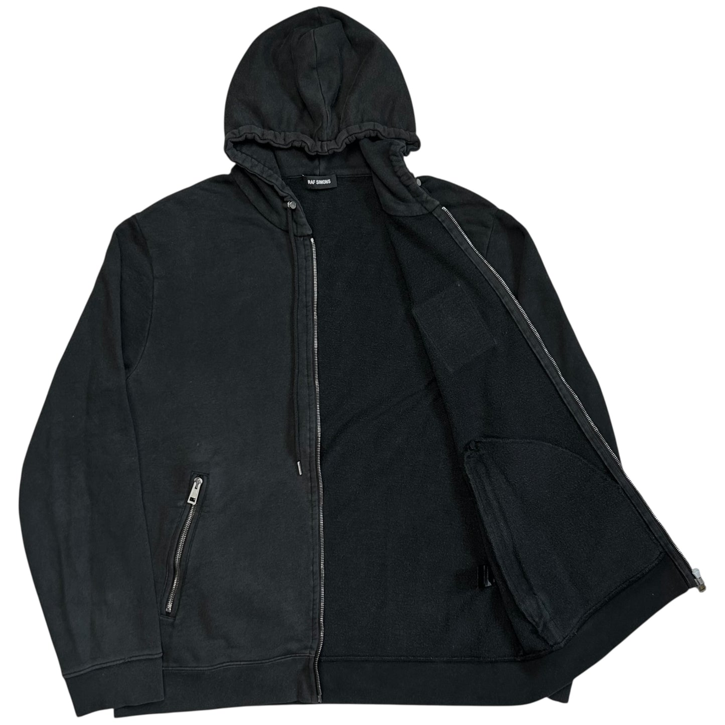 Raf Simons Newspaper RS Zip Hoodie - AW15