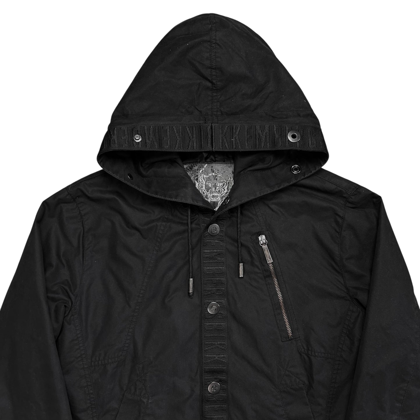 Dirk Bikkembergs Trimmed Snap Hood Blouson