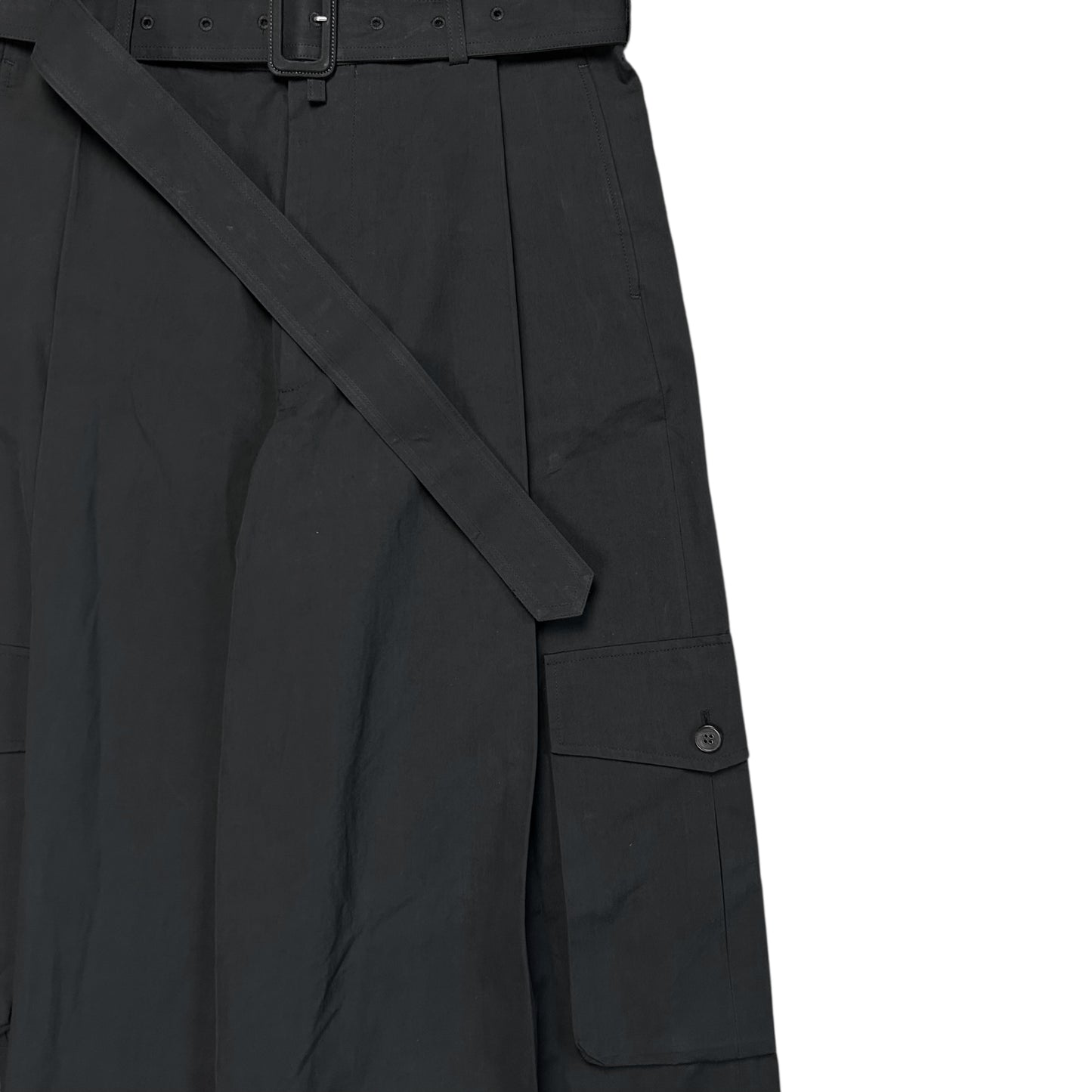 Dries Van Noten Wide Belted Trousers - SS24