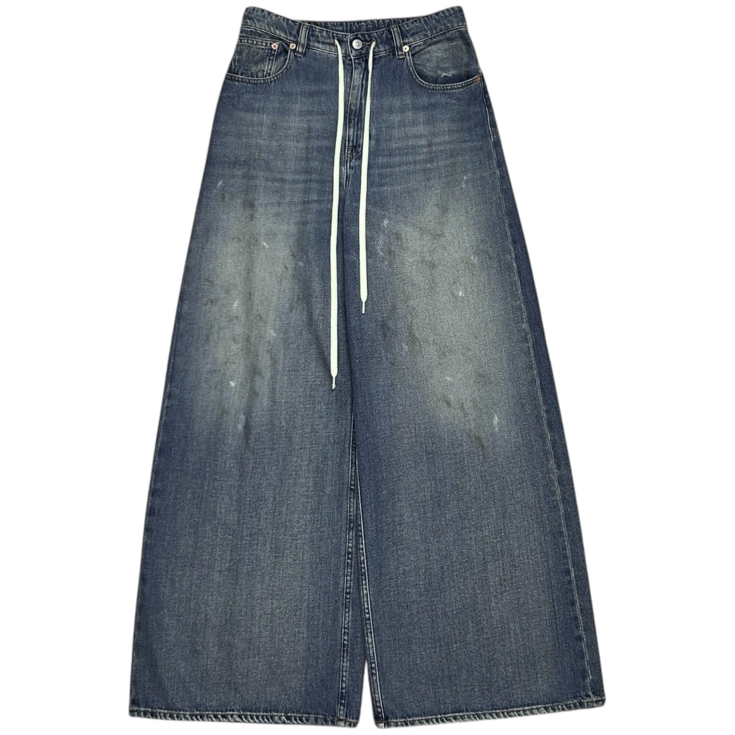 MM6 Maison Margiela Wide Dirt Wash Jeans - SS22