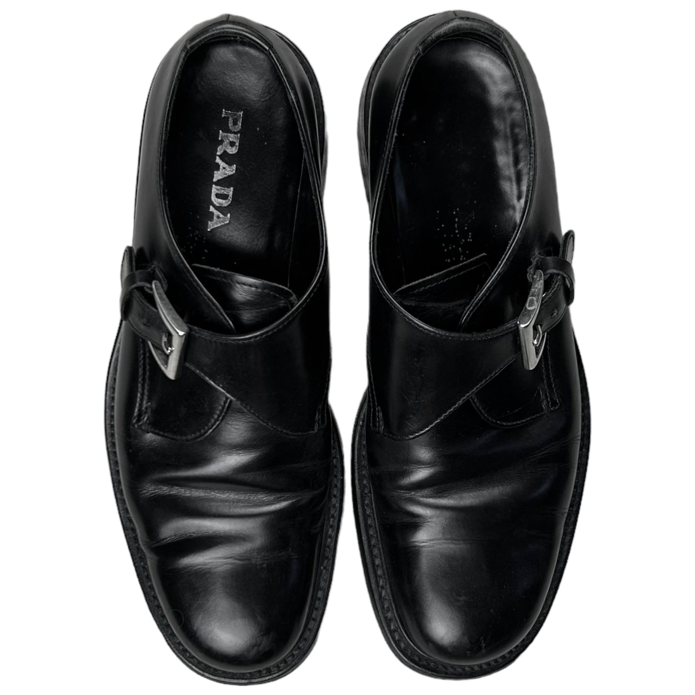 Prada mens shoes monk strap Clearance