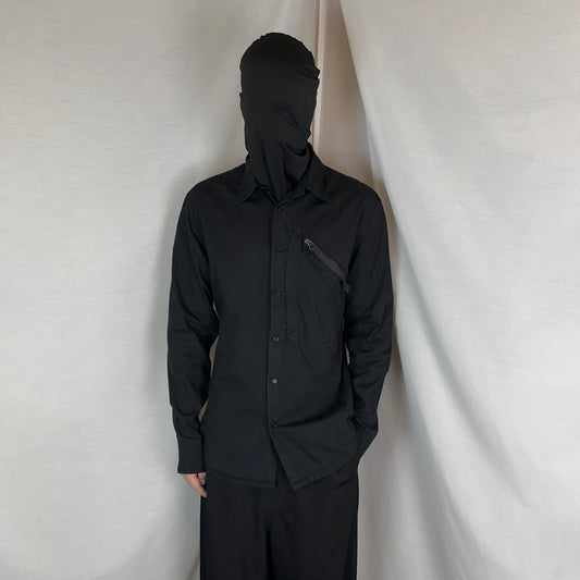 Dirk Bikkembergs Chest Zip Strap Shirt