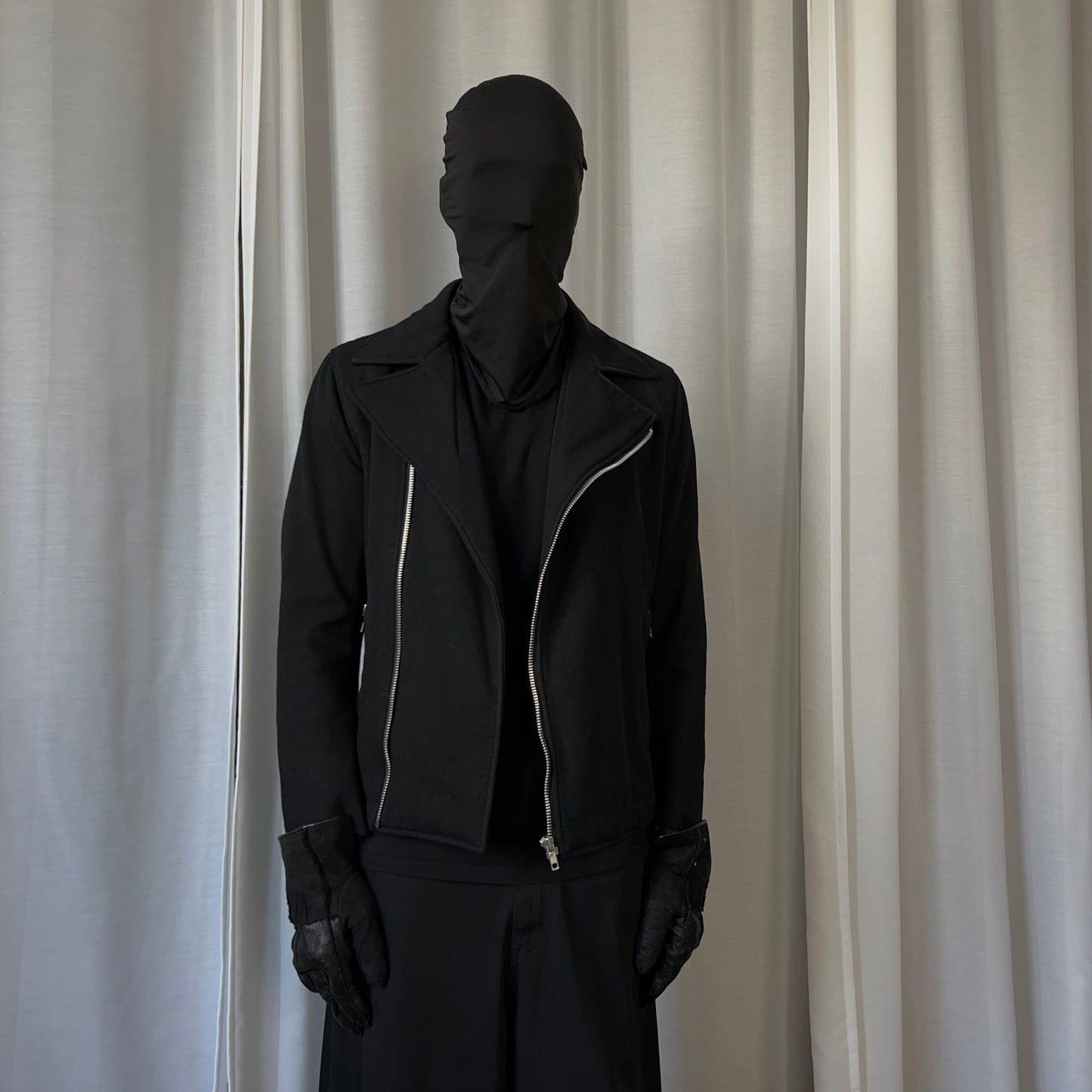Comme des Garcons Sherpa Lined Wool Biker Jacket