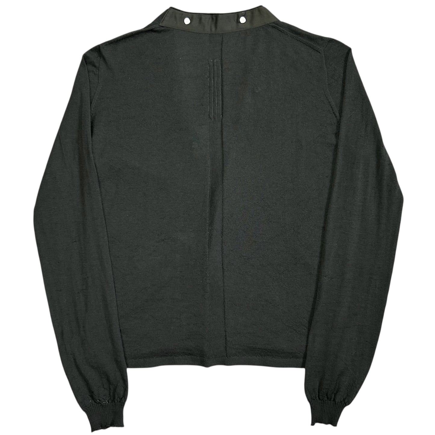 Rick Owens Cropped Larry Snap Cardigan - SS20