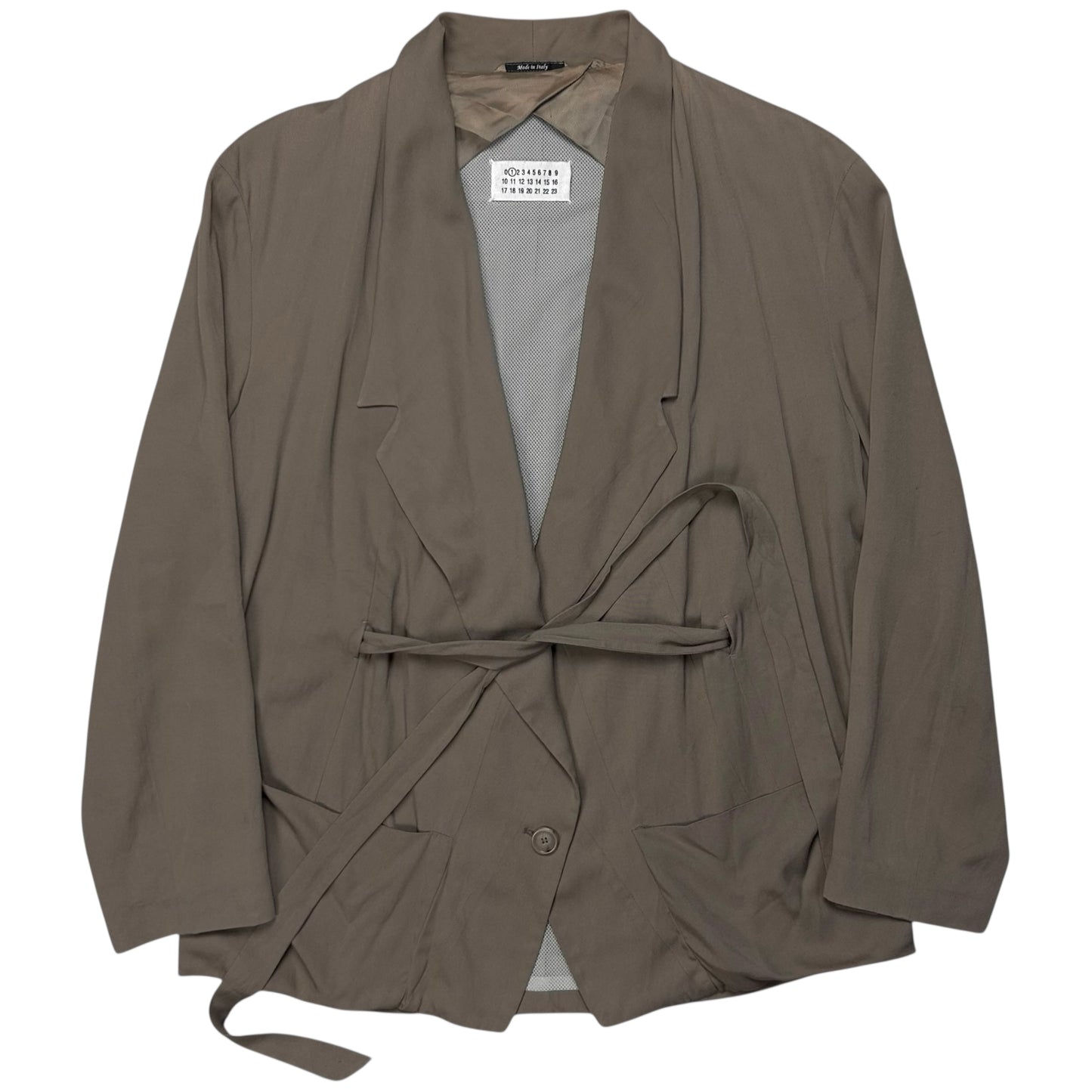Maison Martin Margiela Belted Drape Blazer - SS15