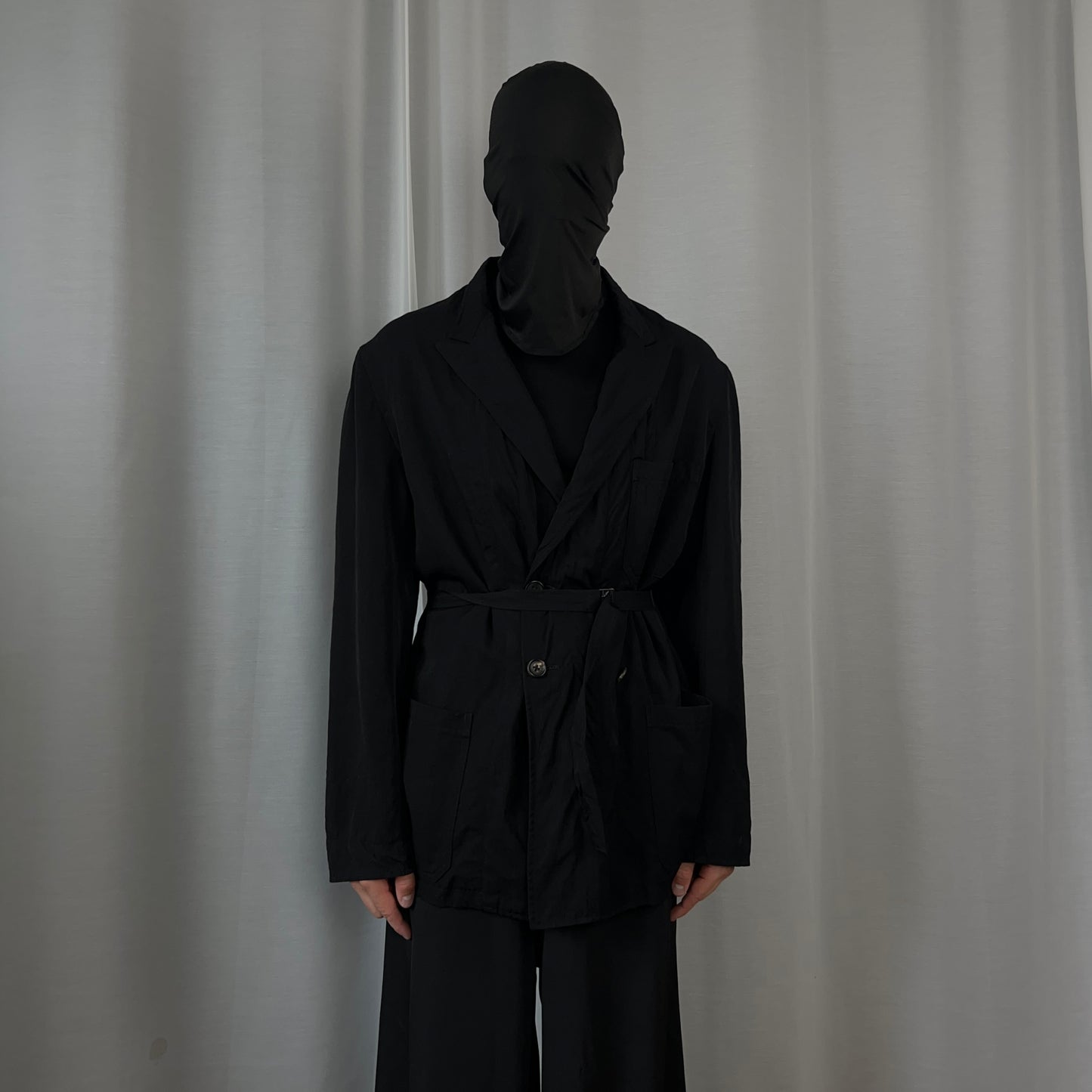 Yohji Yamamoto Double Breasted Belt Blazer - SS12
