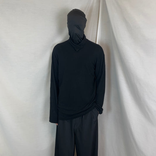 Yohji Yamamoto Pour Homme Distorted Neck Sweater - AW24