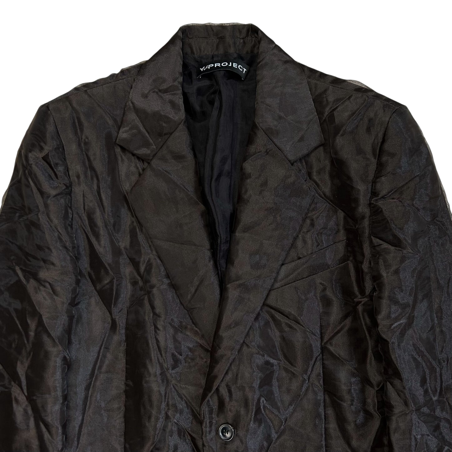 Y/Project Wrinkled Organdy Layer Sample Blazer - SS20