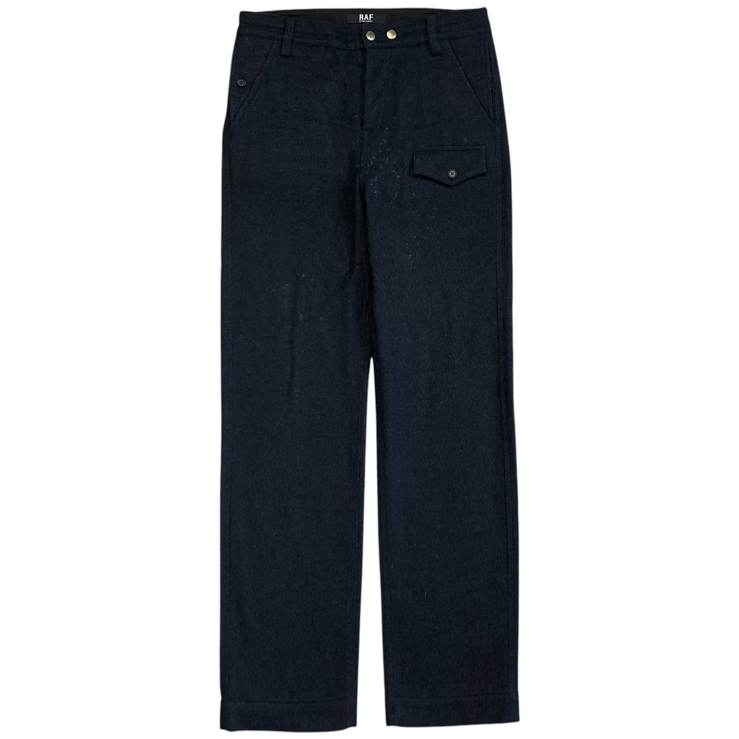 RAF by Raf Simons Cargo Pocket Wool Pants - AW08