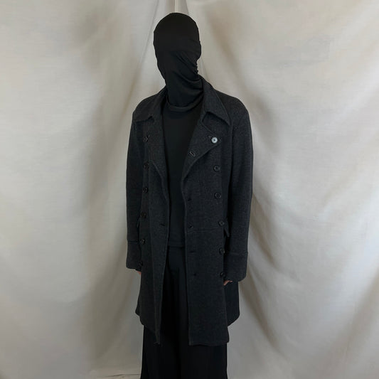 Dirk Bikkembergs Victorian Multi Button Wool Coat - AW10