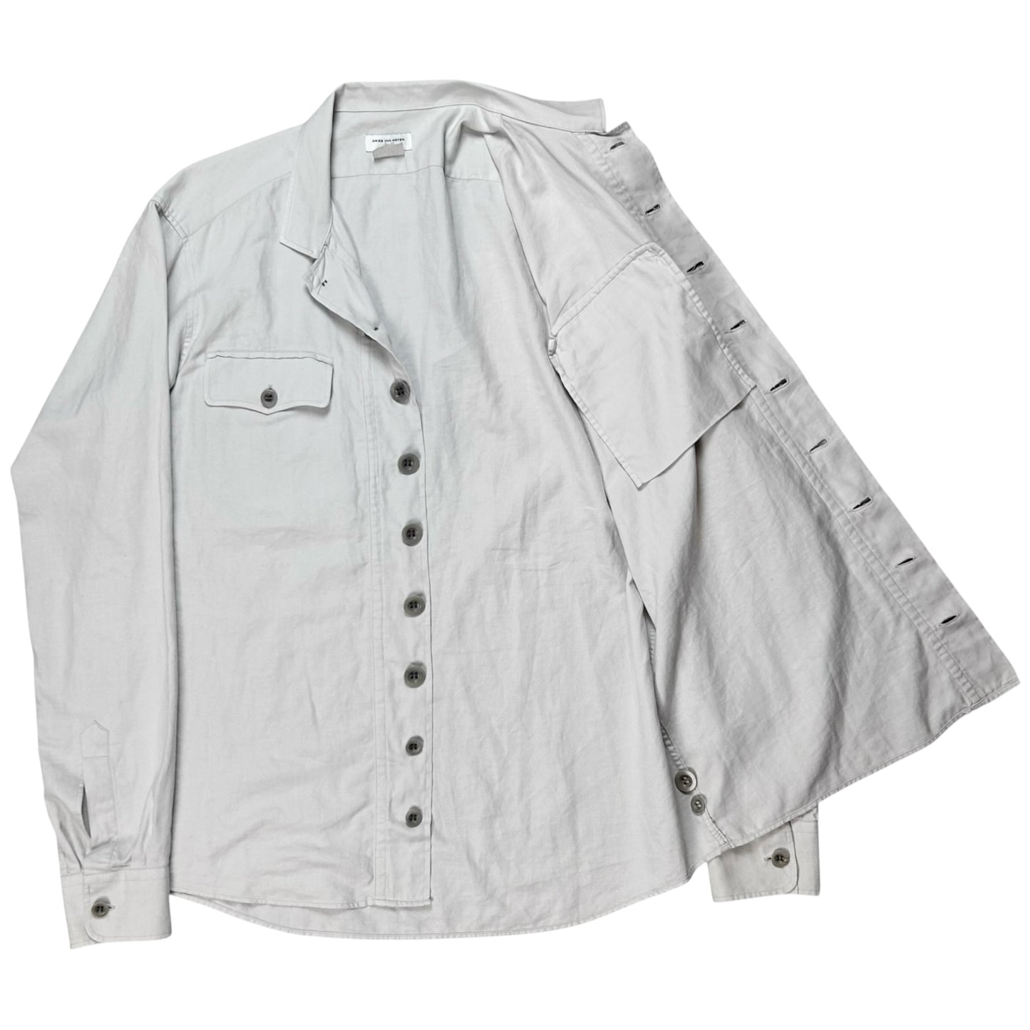 Dries Van Noten Saharienne Multi Button Shirt