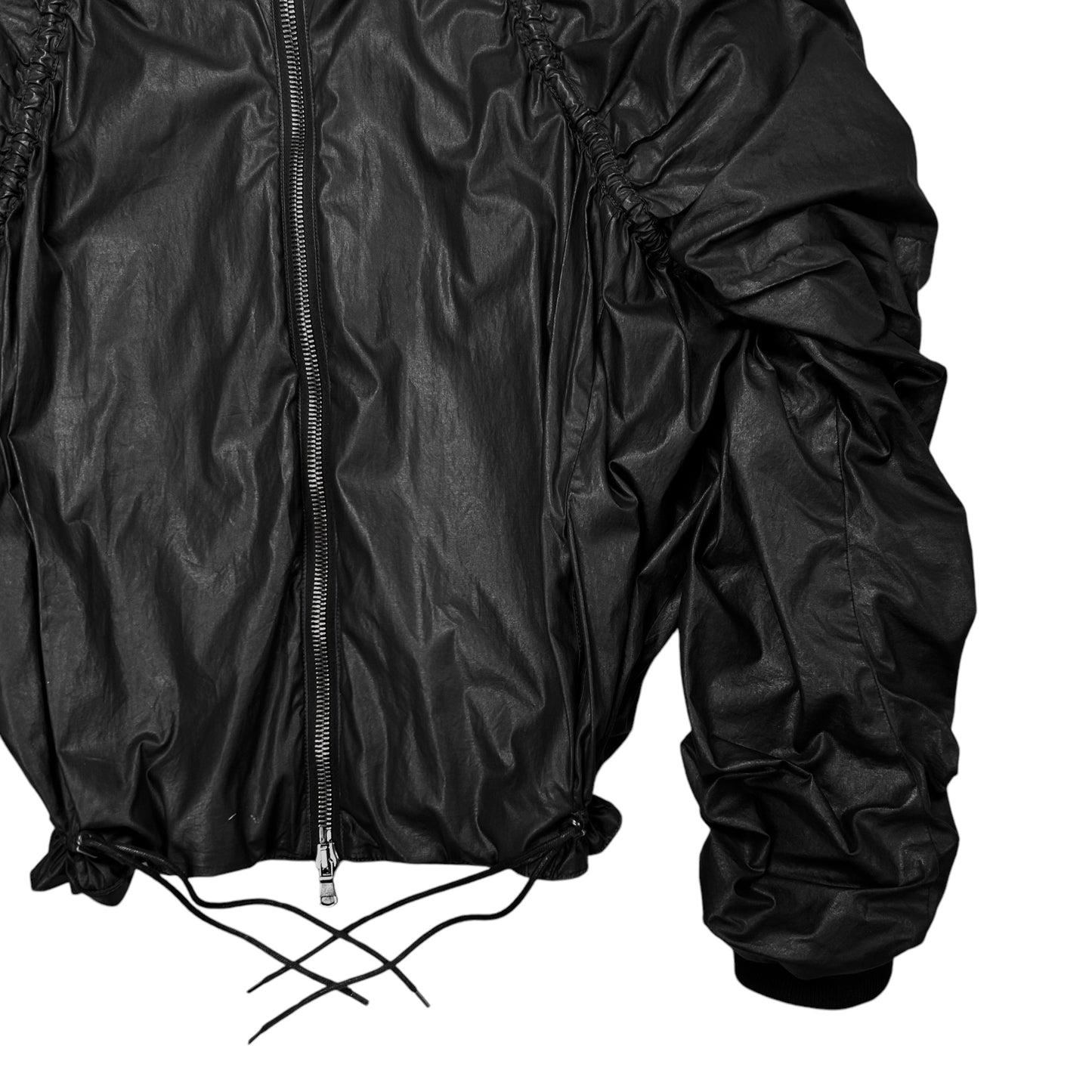 Y/Project Waxed Bondage String Sample Bomber Jacket - AW14