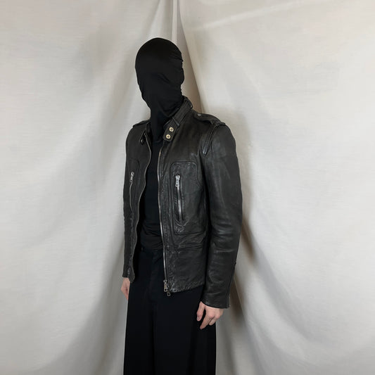 Gucci by Tom Ford Multi Zip Moto Leather Jacket - AW01