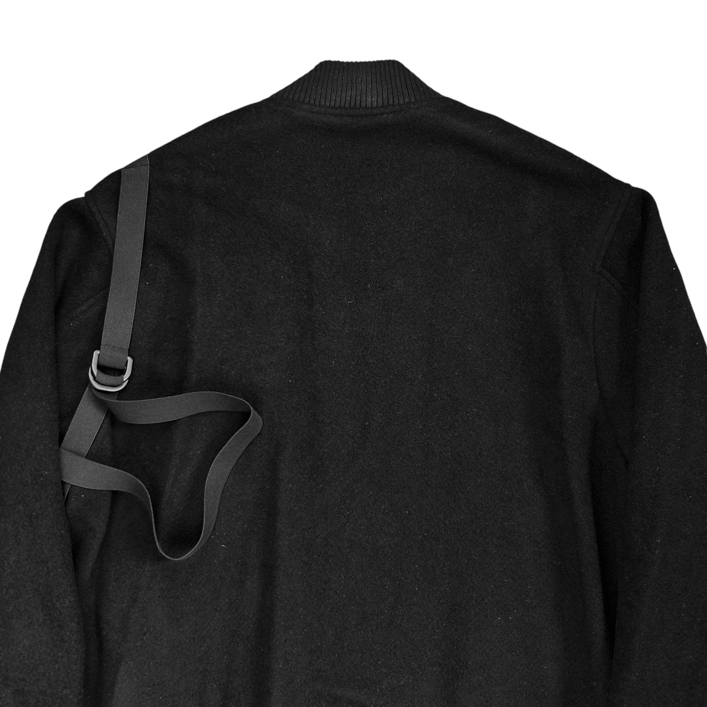 Helmut Lang Bondage Strap Wool Bomber Jacket - AW22