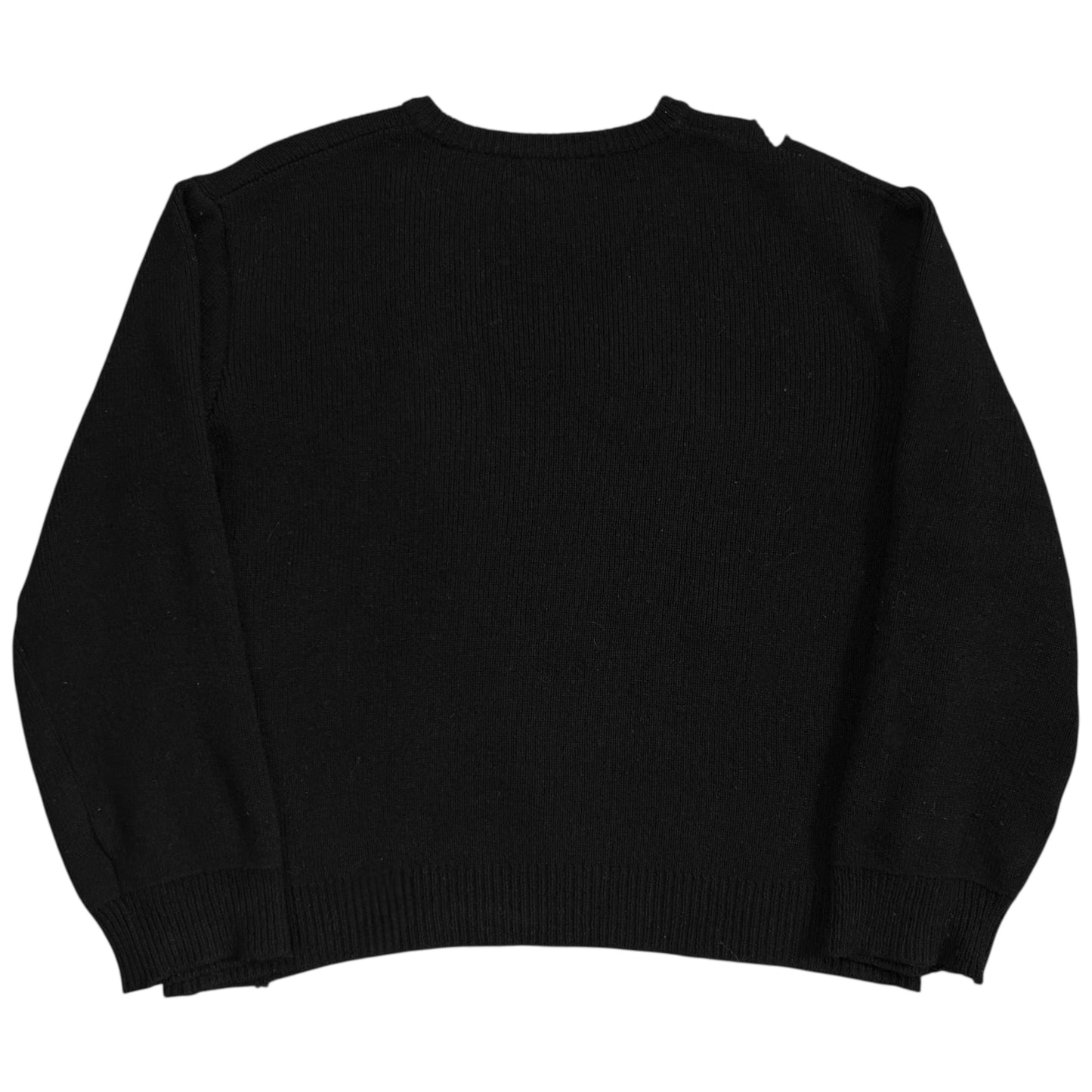Comme des Garcons Shirt Cut Out Patchwork Knit Sweater - AW20