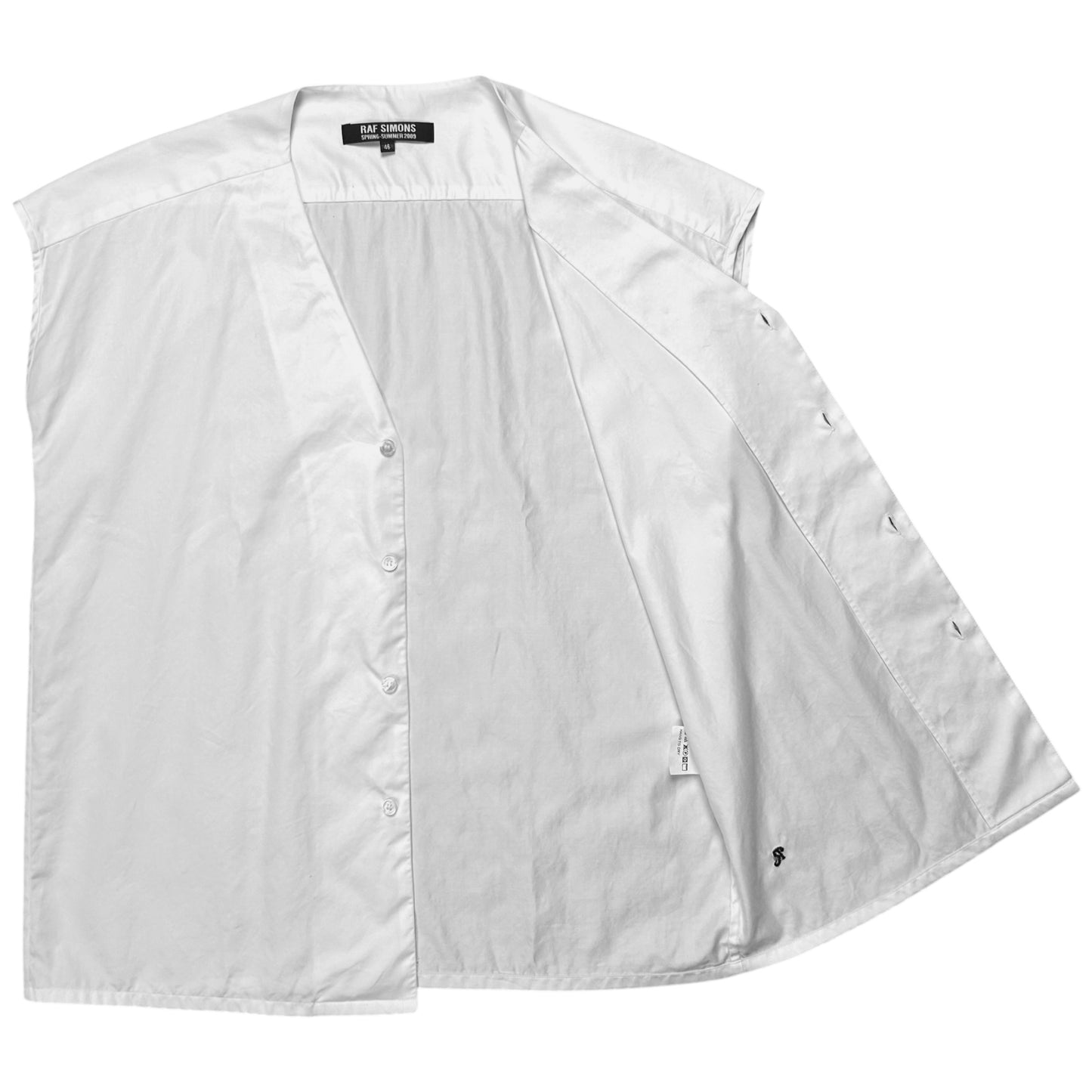 Raf Simons Button Shirt Vest - SS09