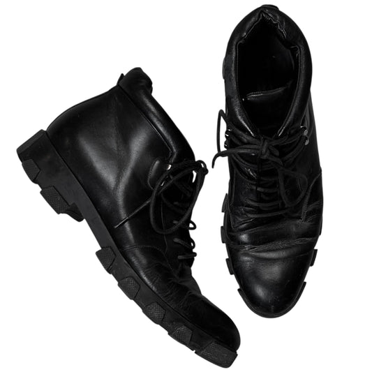 Balenciaga Hiking Mid Top Combat Boots