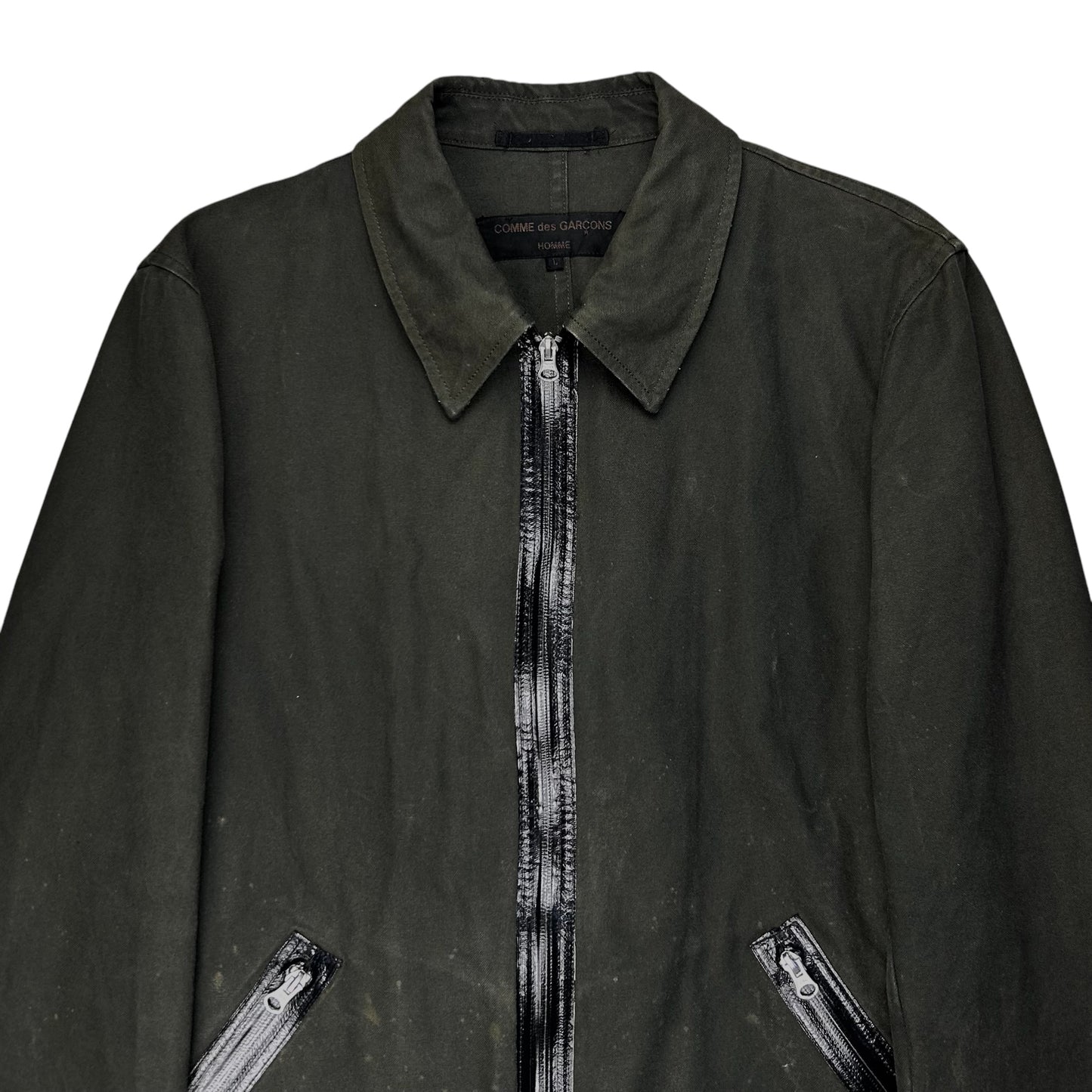 Comme des Garcons Homme Tape Trimmed Work Jacket - AW03