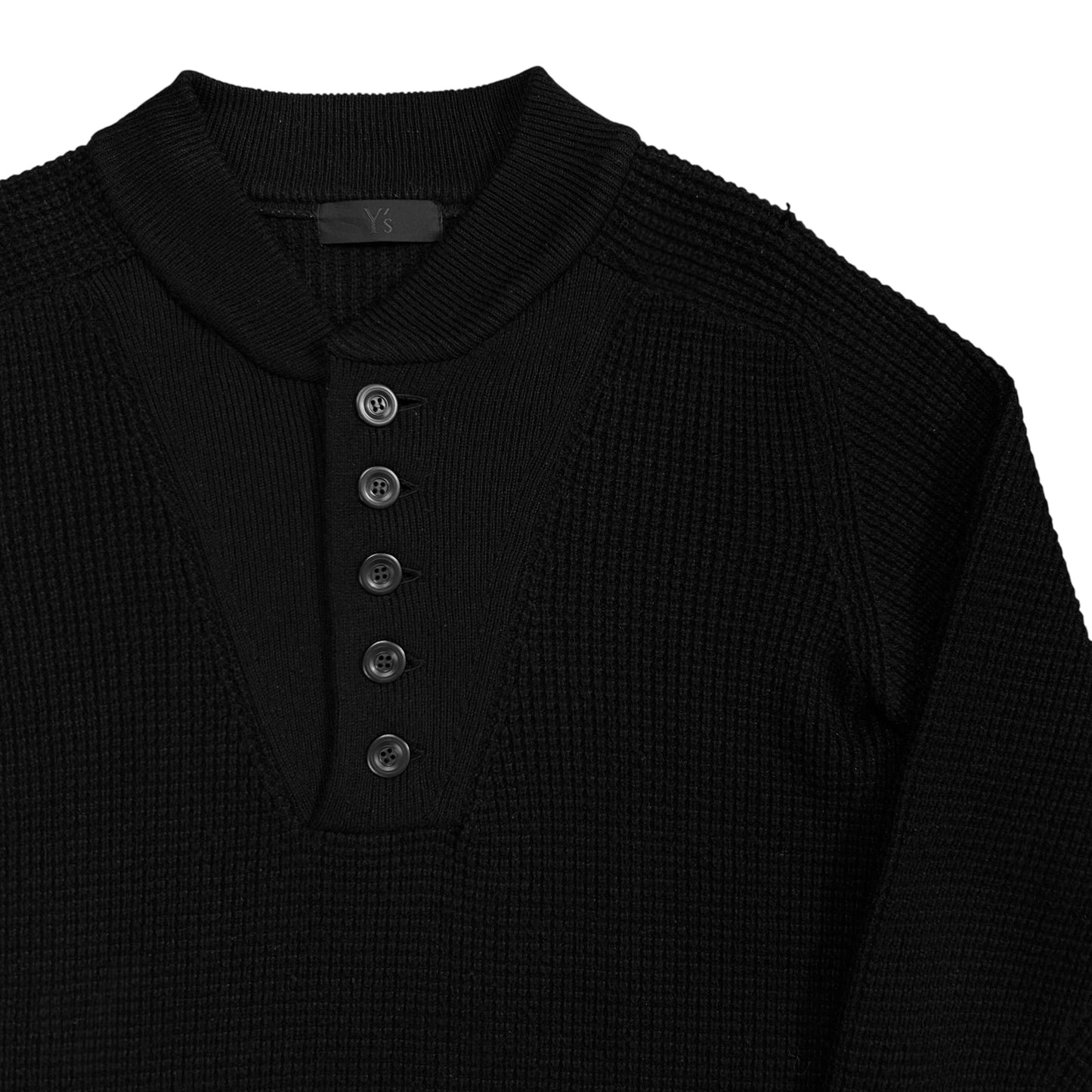 Y‘s by Yohji Yamamoto Buttoned Knit Sweater