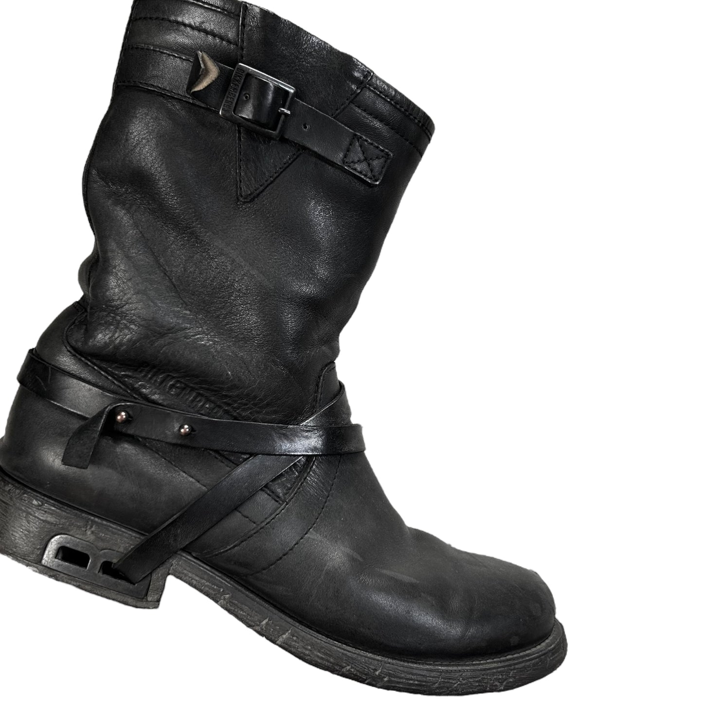 Dirk Bikkembergs Heel Strapped Buckle Boots