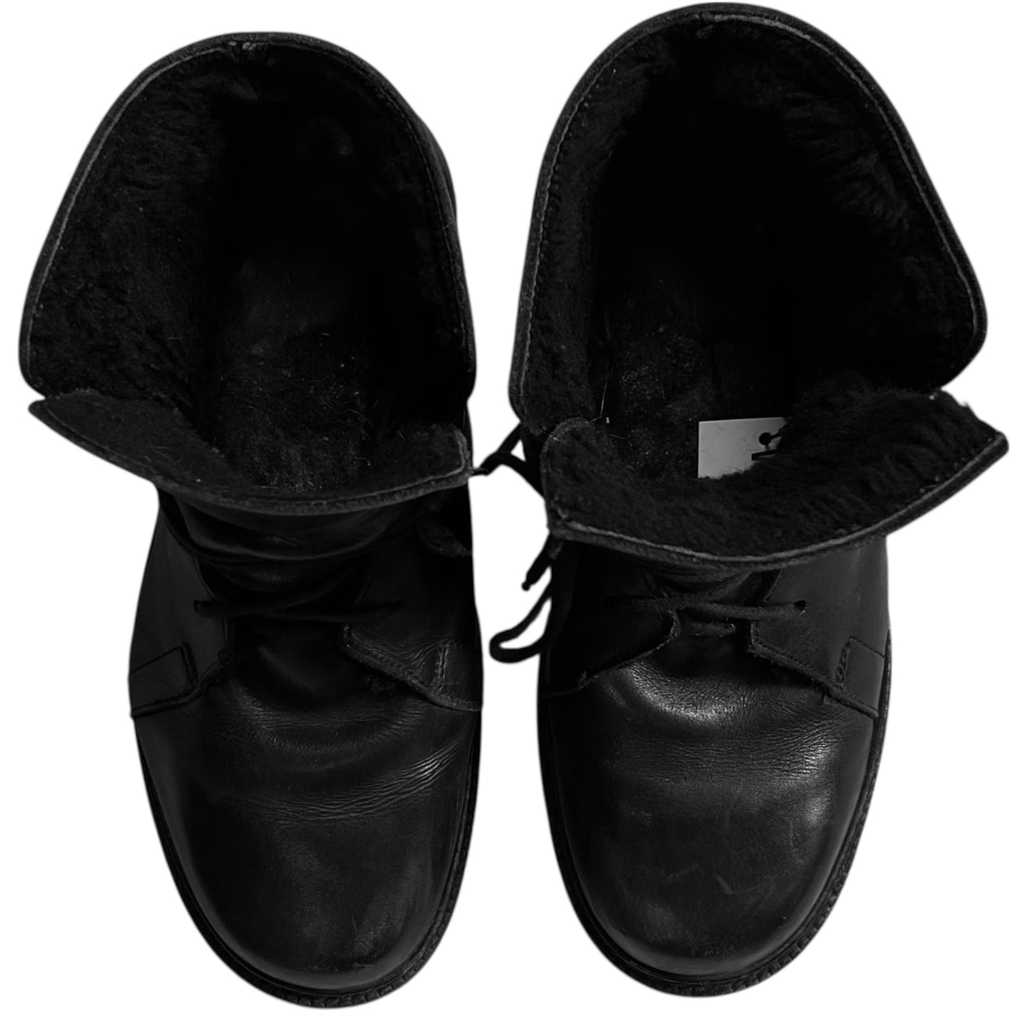 Dirk Bikkembergs Fur Lined Mid Top Metal Heel Boots - AW96