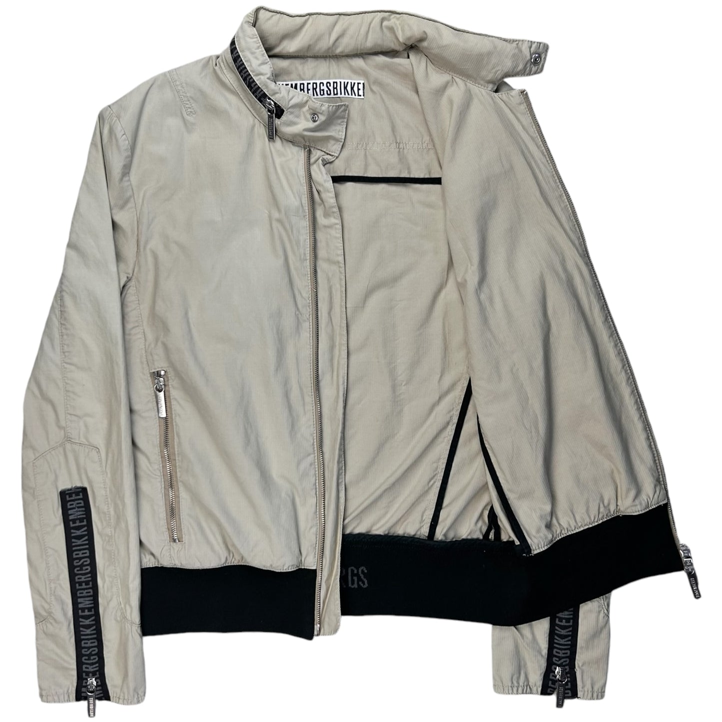 Dirk Bikkembergs Utility Zip Flight Jacket