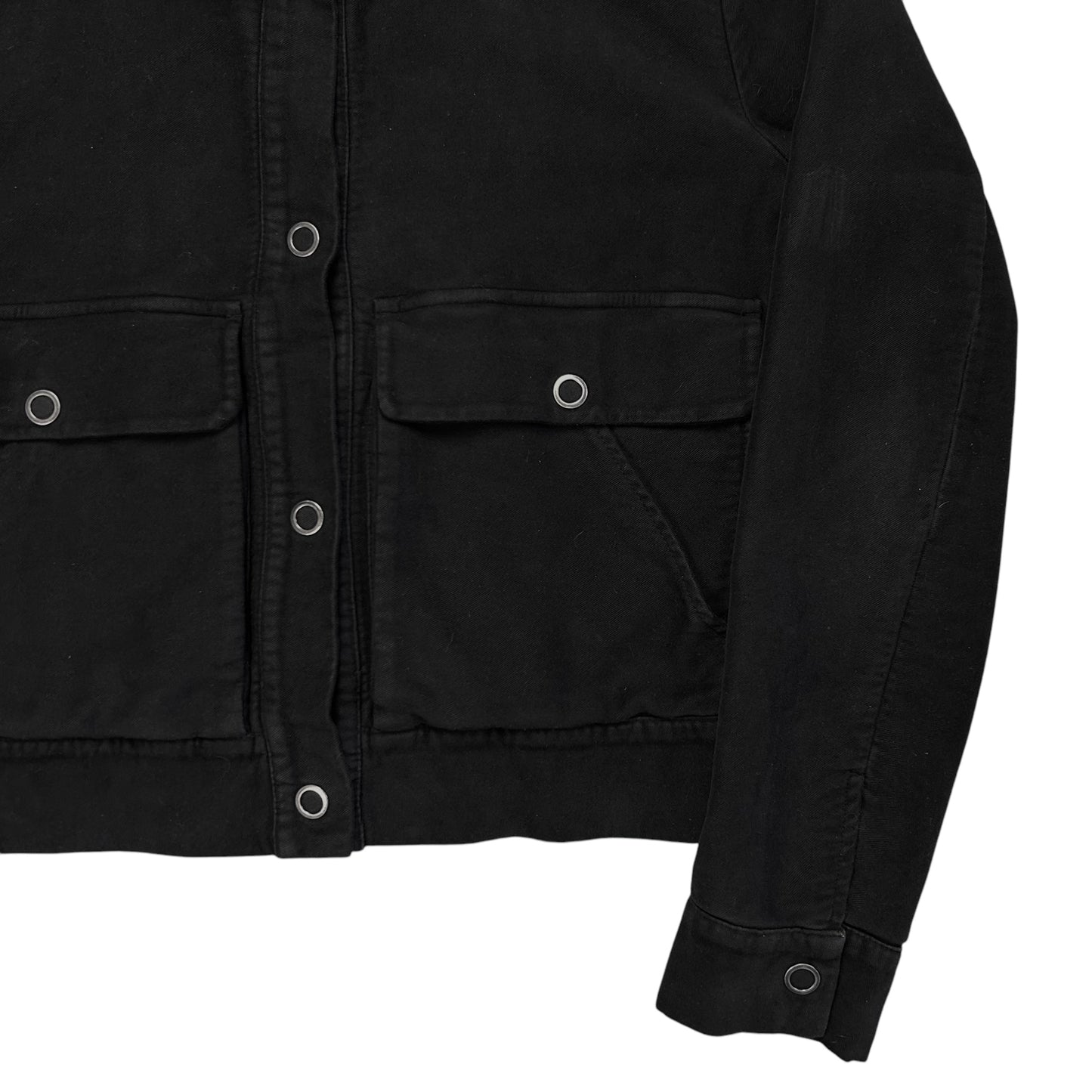 Maison Martin Margiela Zipped High Neck Snap Bomber Jacket - AW05