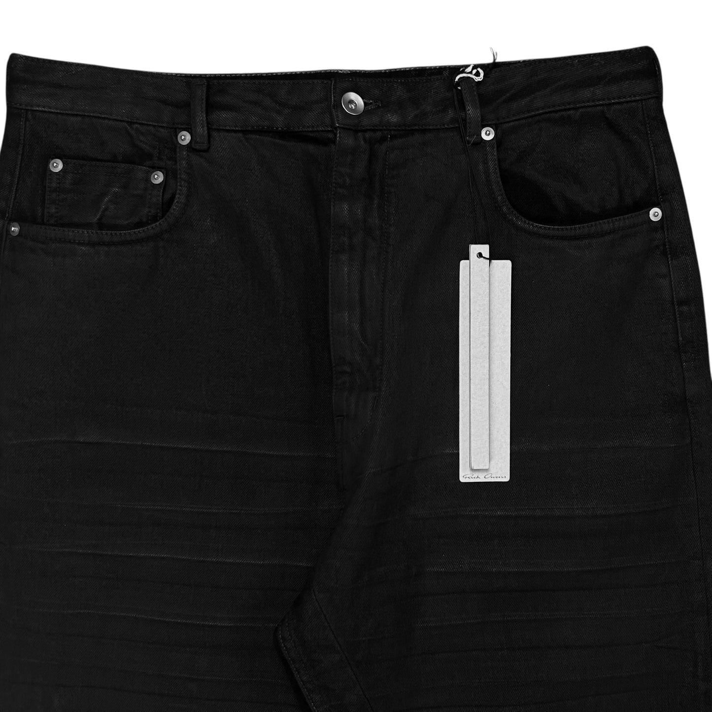 Rick Owens Waxed Geth Whiskers Jeans - SS24