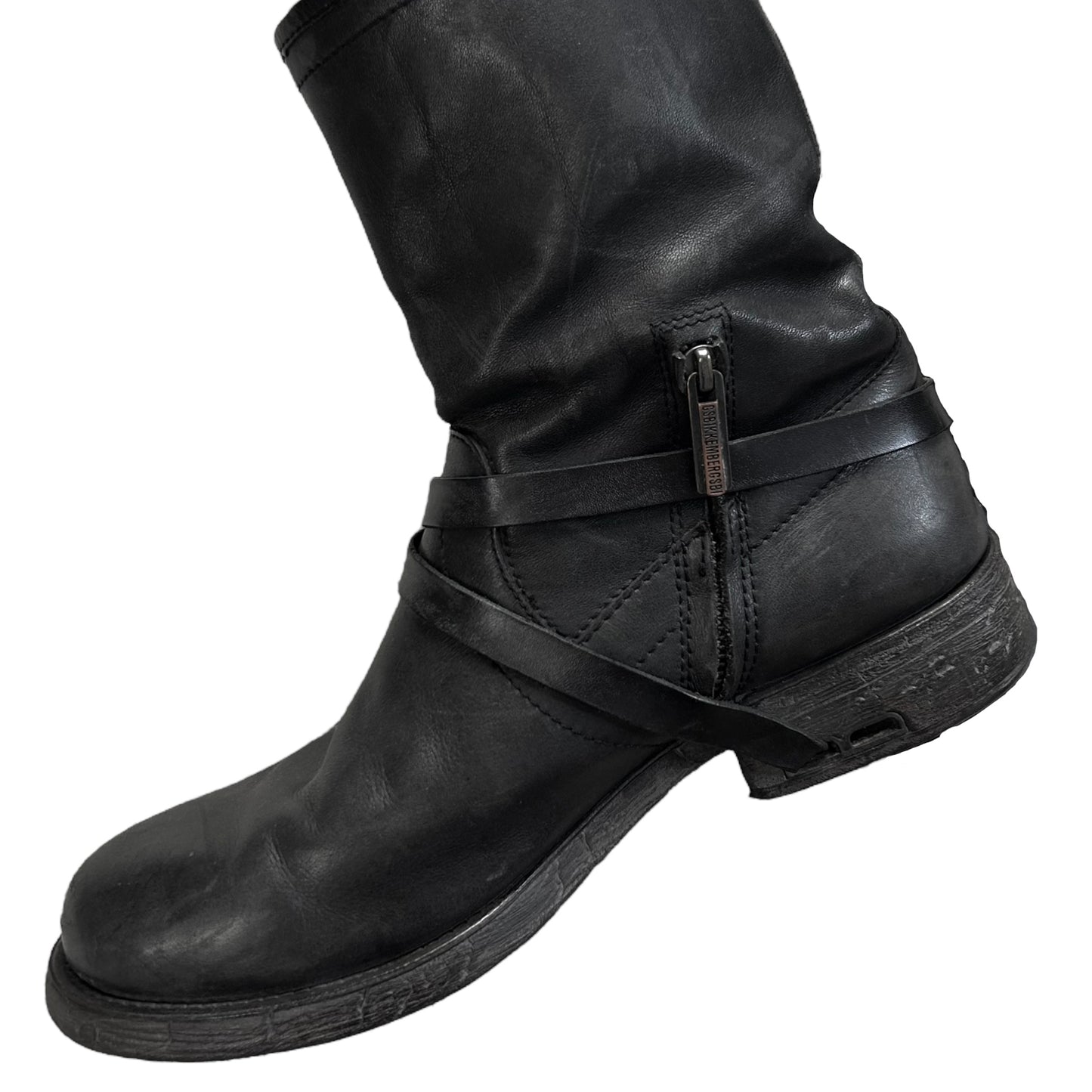 Dirk Bikkembergs Heel Strapped Buckle Boots