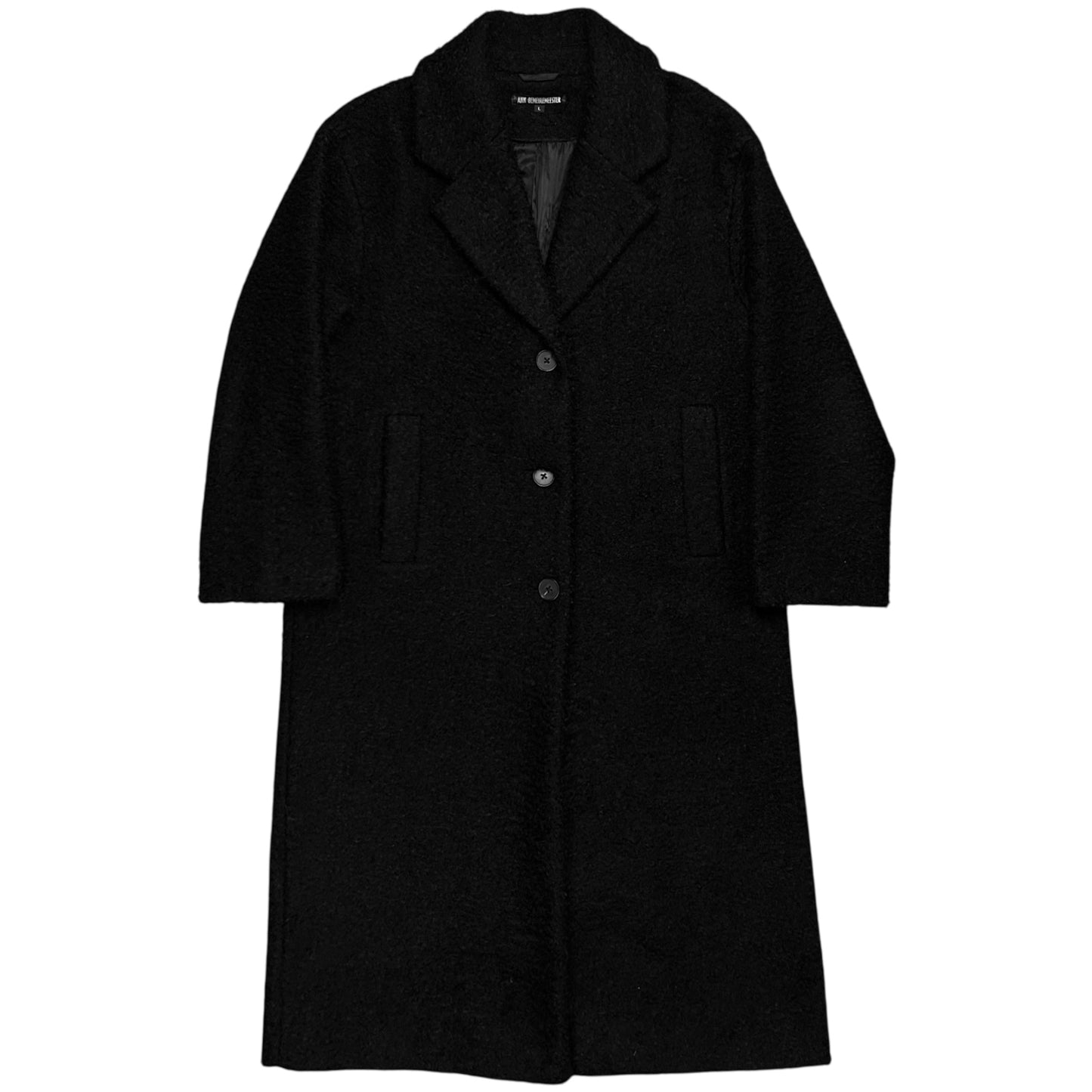 Ann Demeulemeester Fuzzy Wool Coat