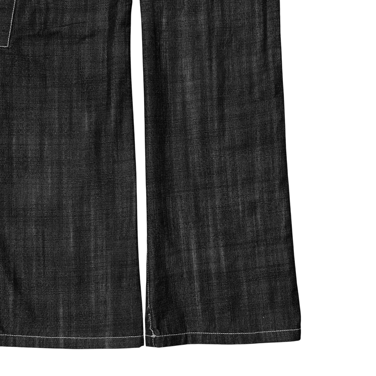 Jil Sander Contrast Stitch Carpenter Raw Denim Pants - AW07