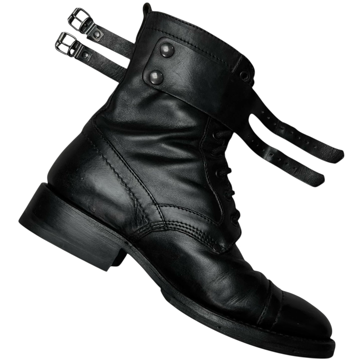 Dirk Bikkembergs Dual Belt Combat Boots