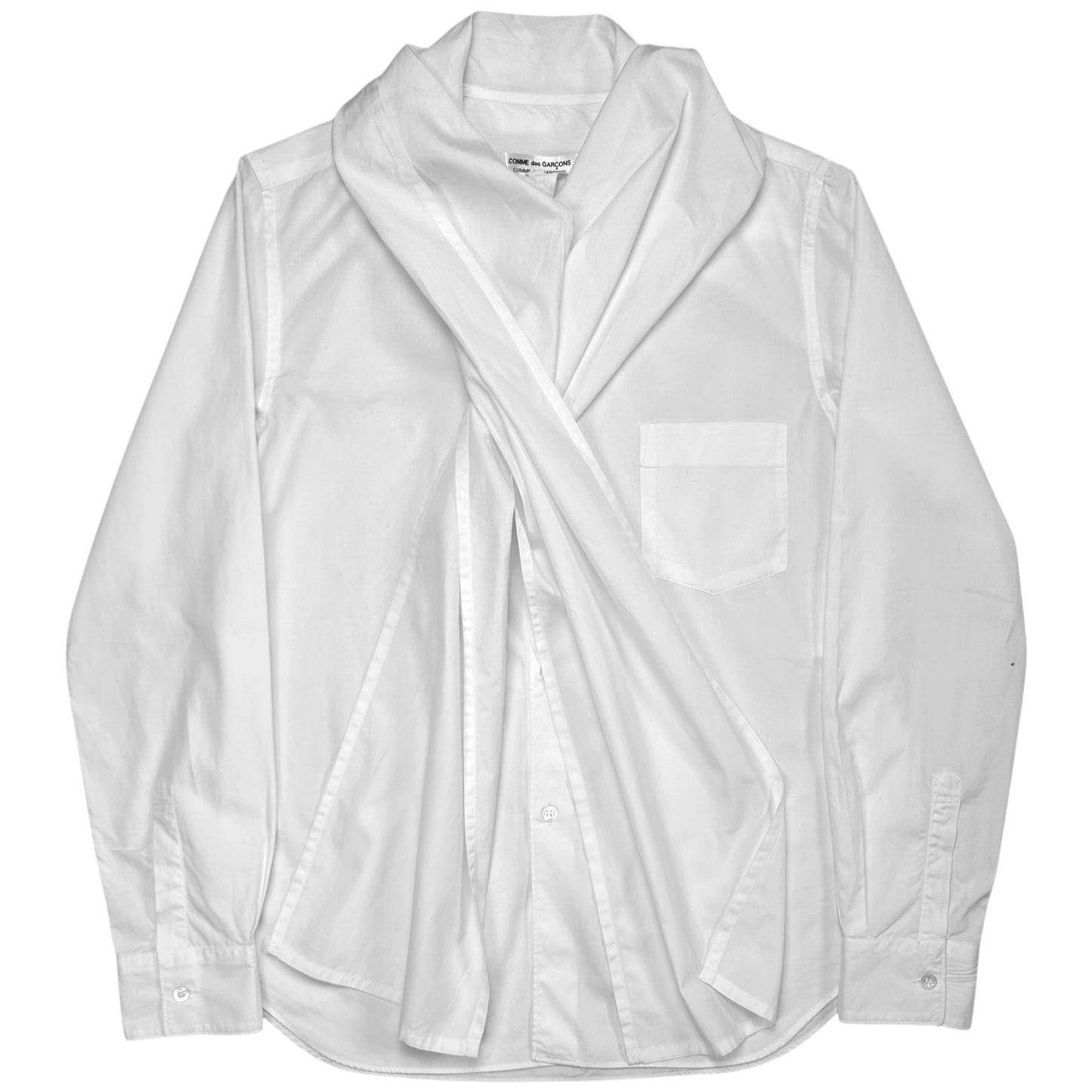 Comme des Garcons Collar Scarfed Shirt