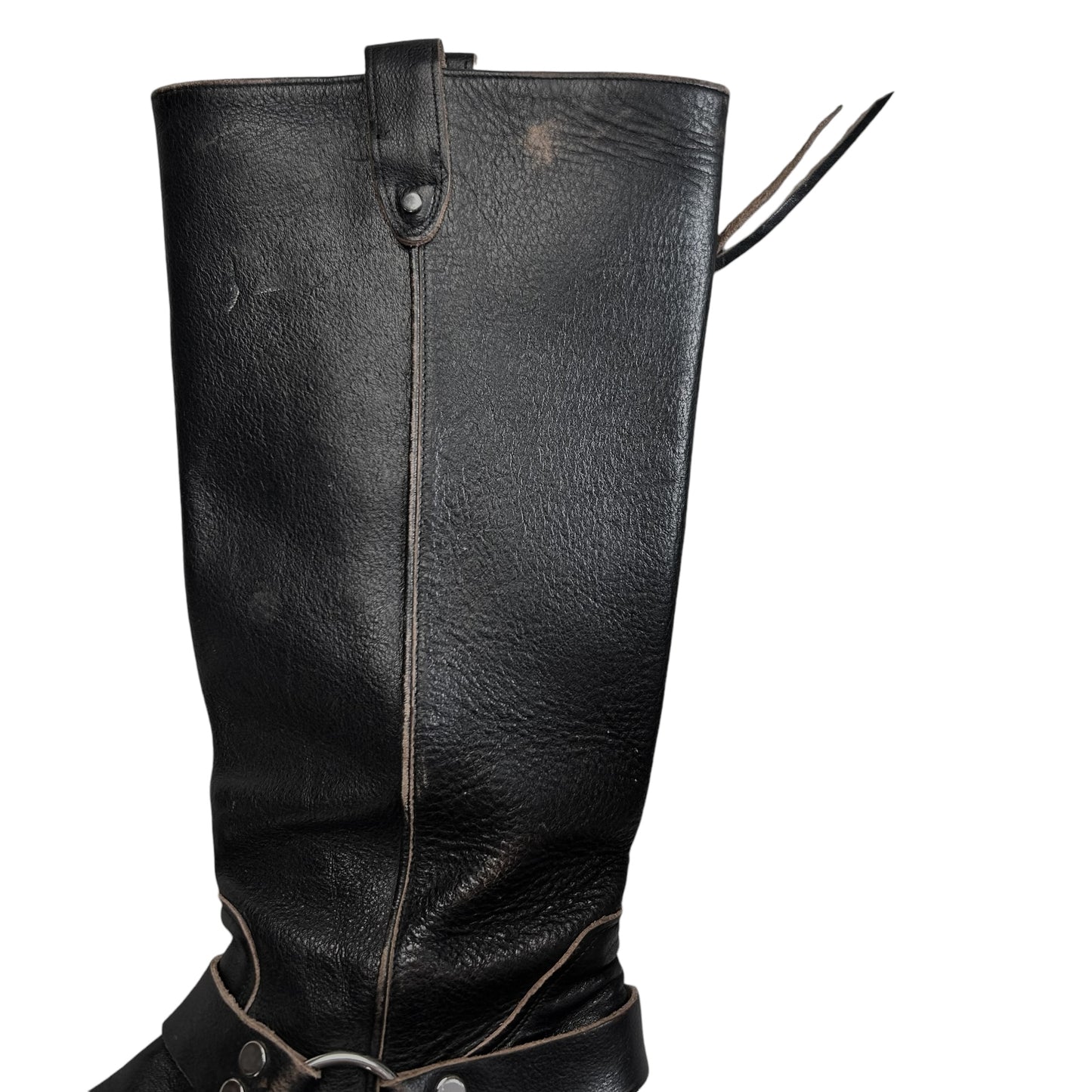 Balenciaga Distressed Harness String Western Boots